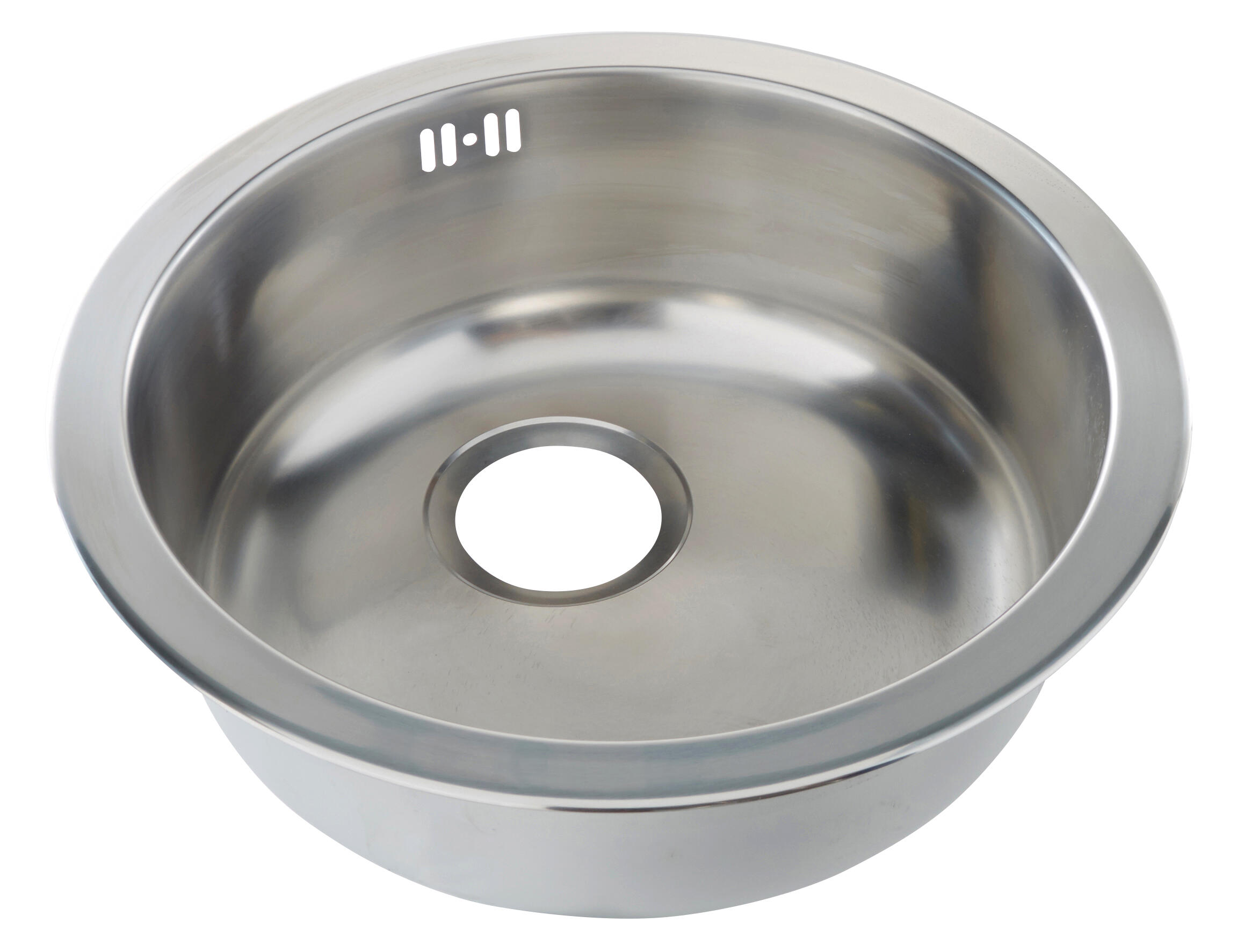 Cuve ronde à encastrer en inox 45 cm - 2