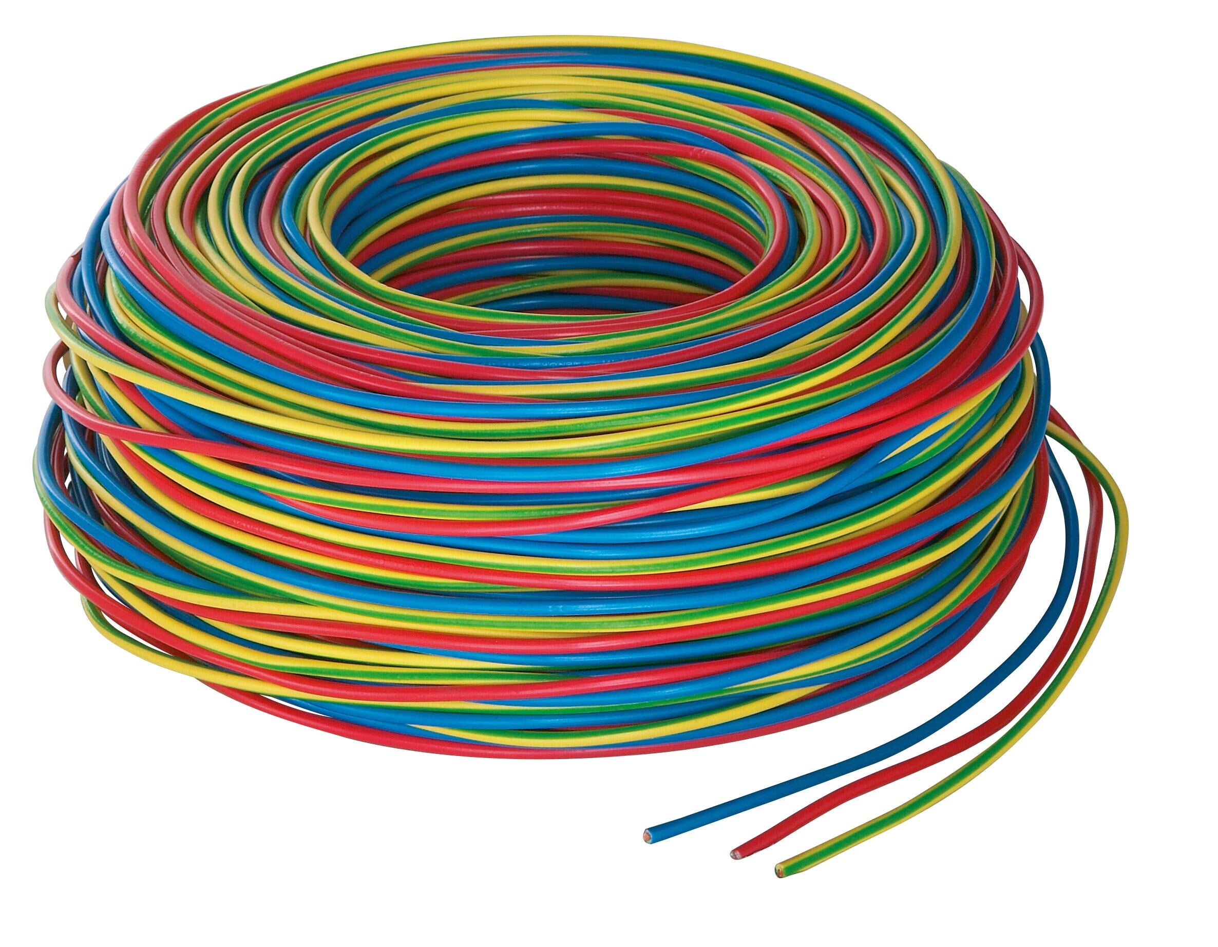 Fil électrique HO7VU 1.5 mm² rouge 10 m  - MIGUELEZ SL - 6