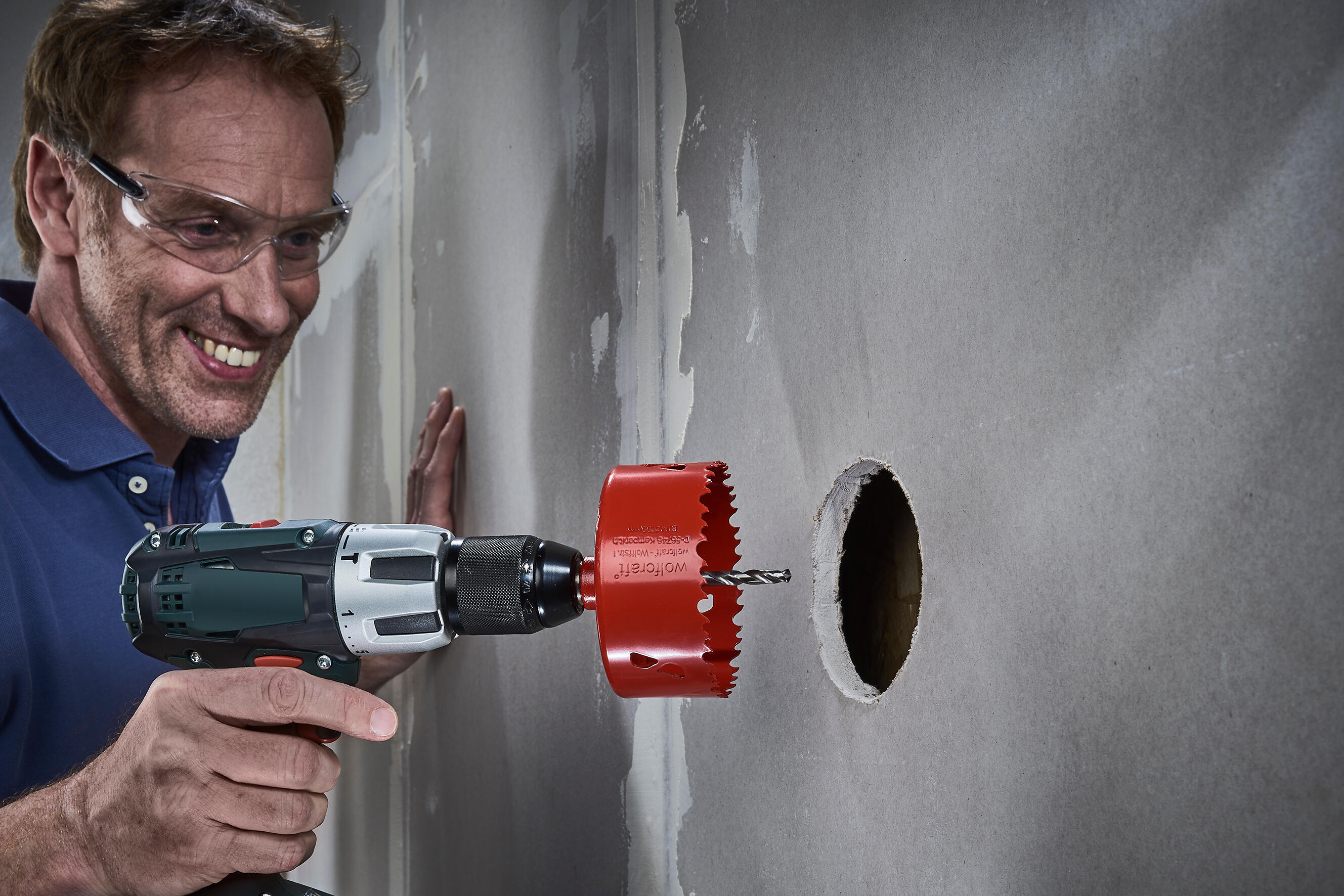 Scie cloche pour bois, platre et métal Diam.35 mm - WOLFCRAFT - 5