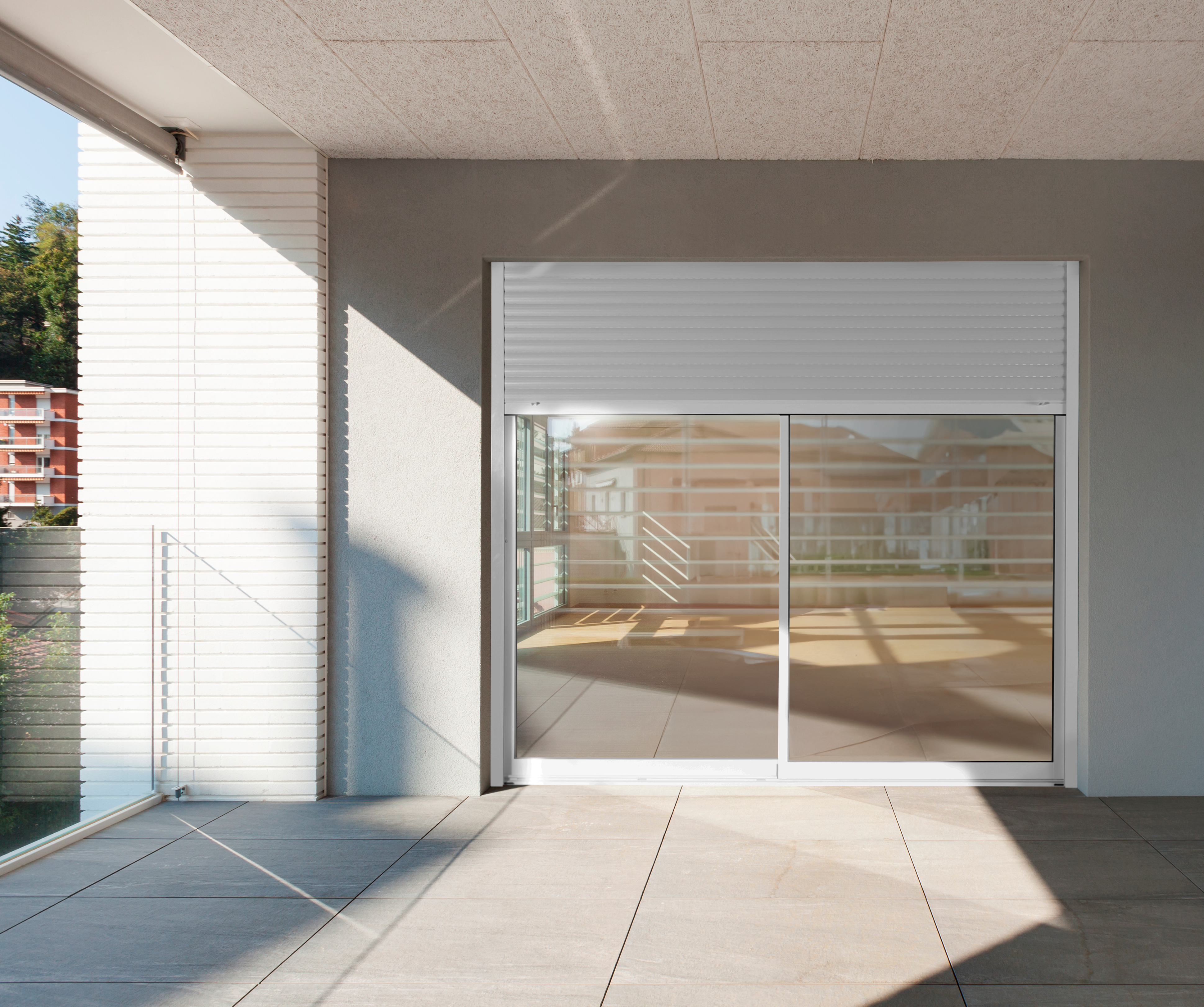 VOLET ROULANT ELECTRIQUE EN ALUMINIUM BLANC 215X180 CM - 3