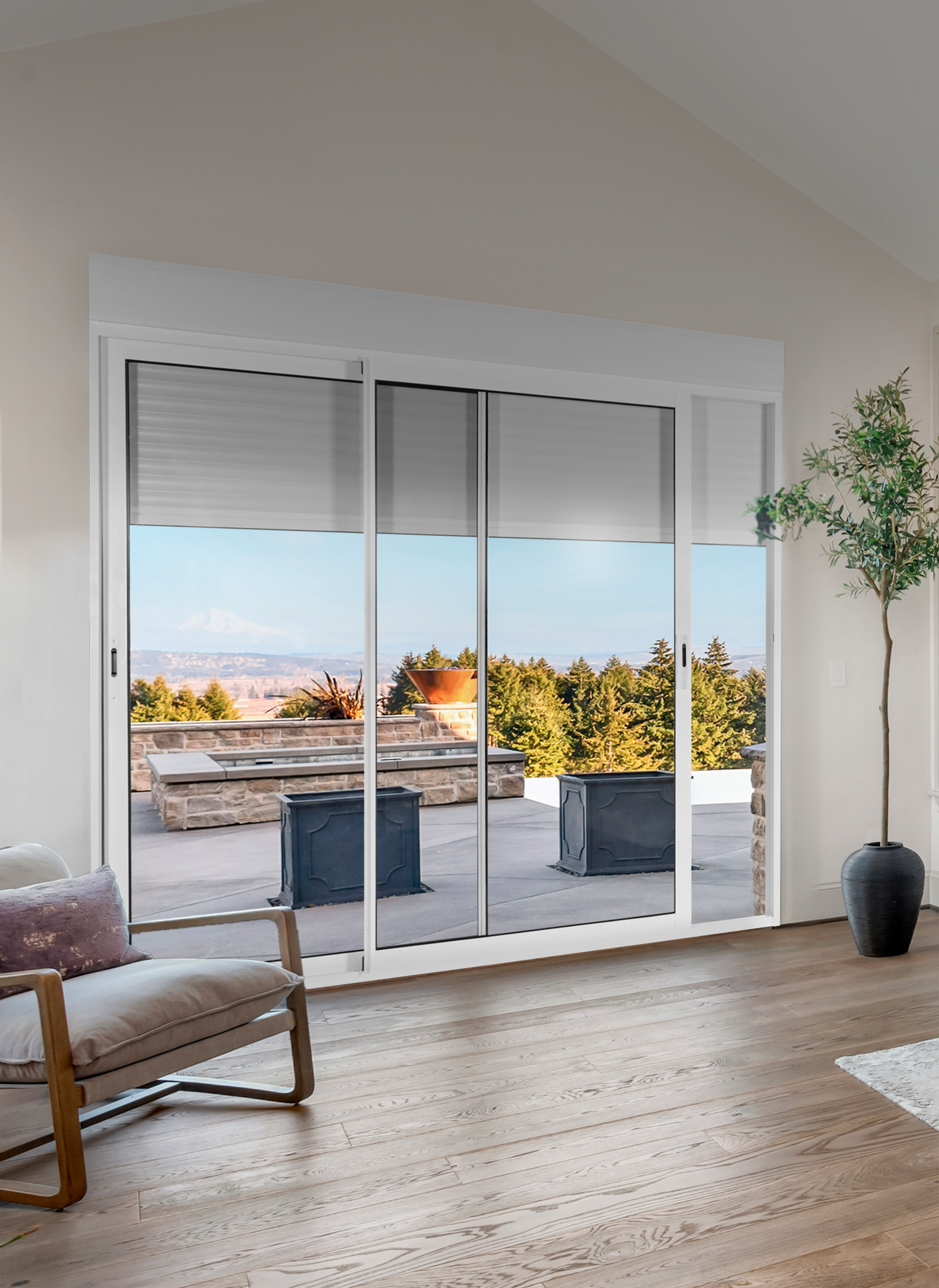 VOLET ROULANT ELECTRIQUE EN ALUMINIUM BLANC 215X180 CM - 2