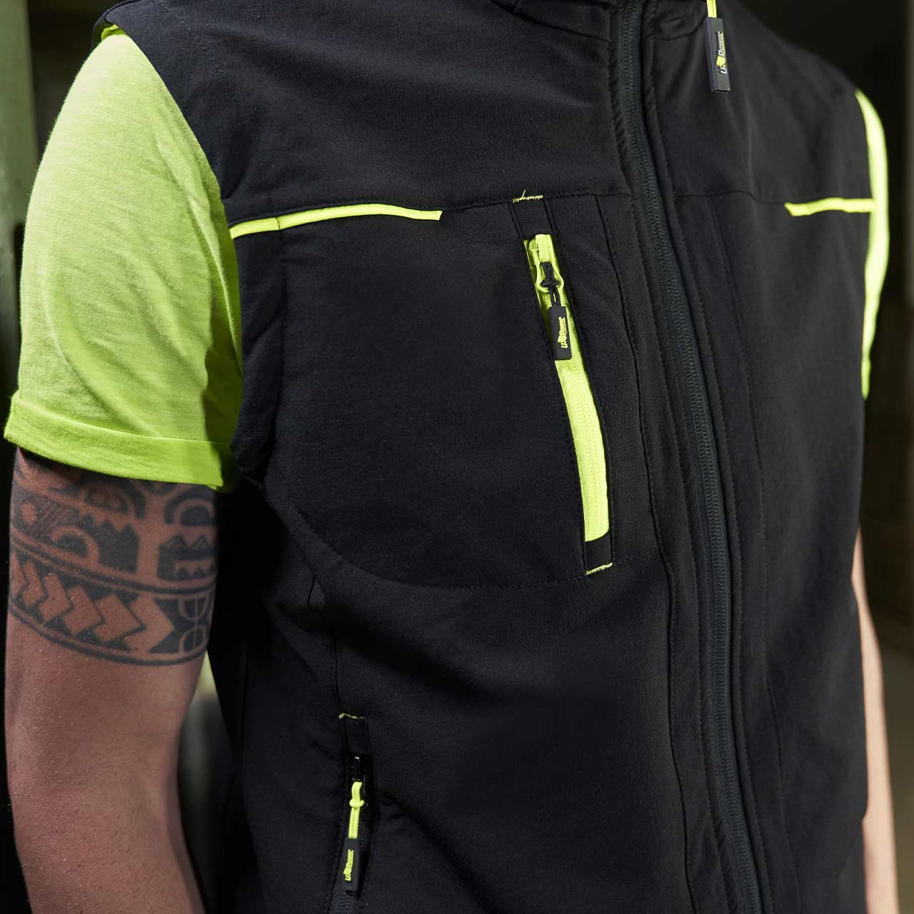Gilet de travail noir T.XL SATURN - U-POWER - 3