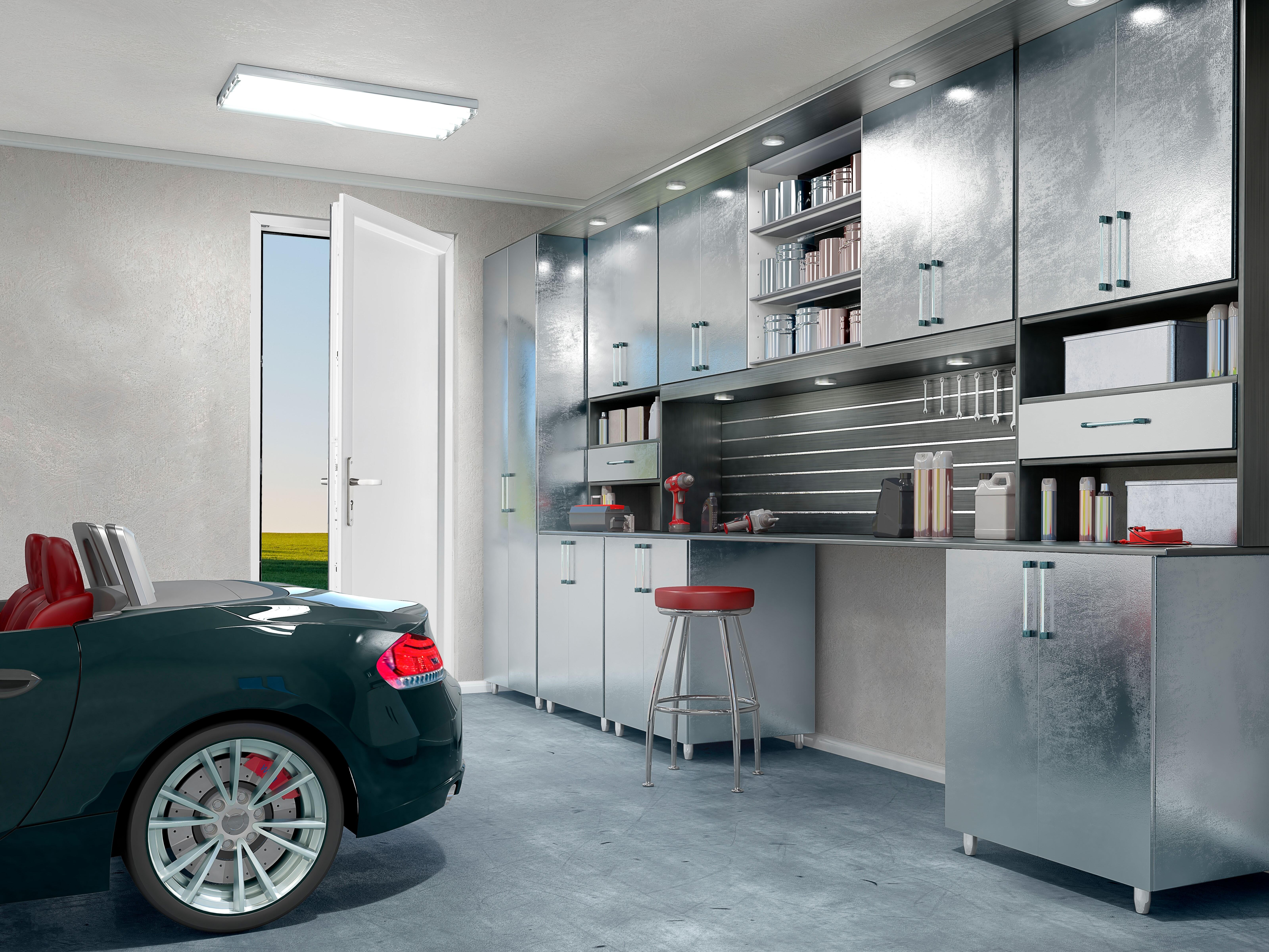 Porte de service PVC Pleine gris extérieur/blanc intérieur H.200 x l.90 cm poussant gauche  - 5