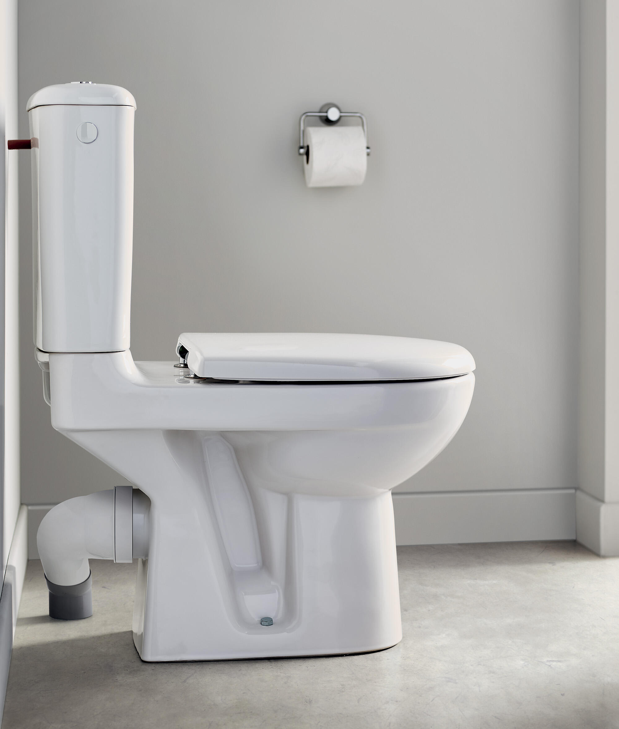 Pipe WC longue coudée mâle Ø85/105 Wirquin Pro - 2
