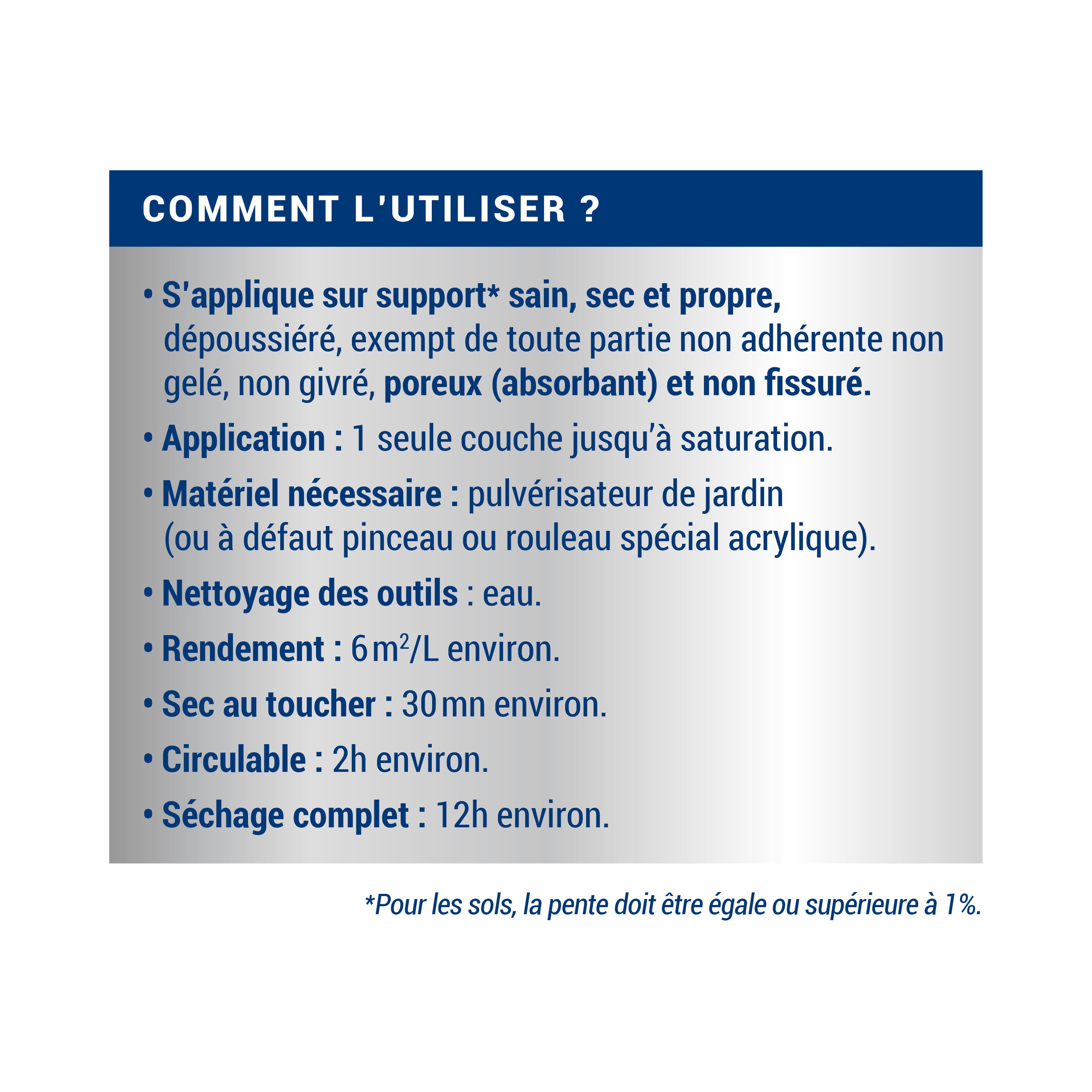 Imperméabilisant façade, sol et toiture Invisible 5 L - RIPOLIN - 4