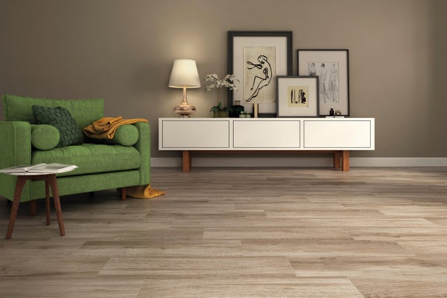 Carrelage sol intérieur effet bois l.24x L.88cm - Balsain Beige