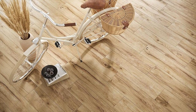 Carrelage sol intérieur effet bois l.22x L.90 cm - Chêne Passion Naturel