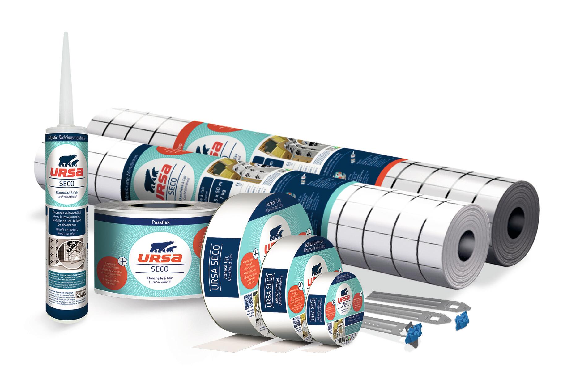 Adhésif de raccordement entre membrane d'étanchéité - URSA - 2