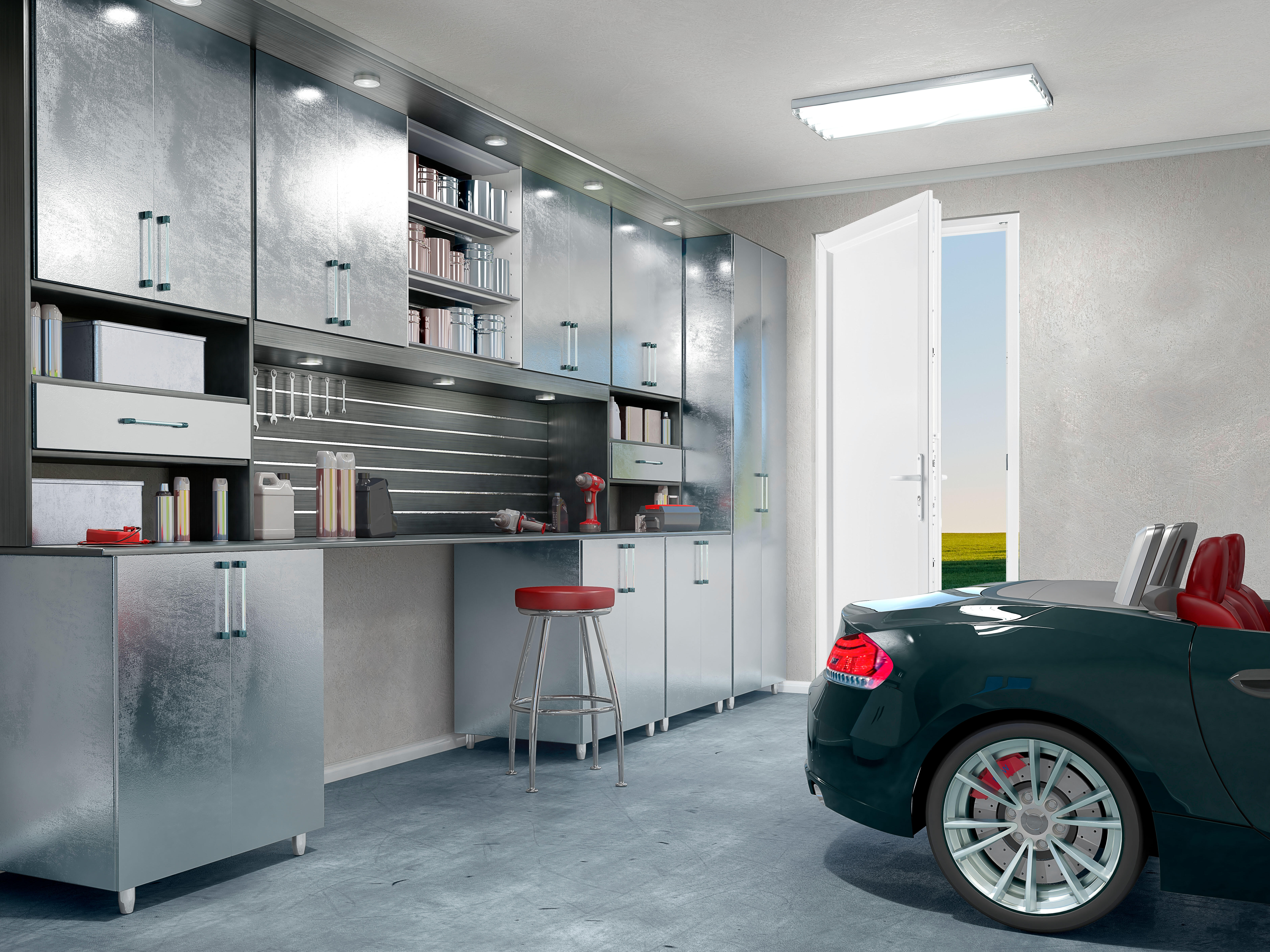 Porte de service PVC Pleine H.200 x l.90 cm poussant droit blanc - 6