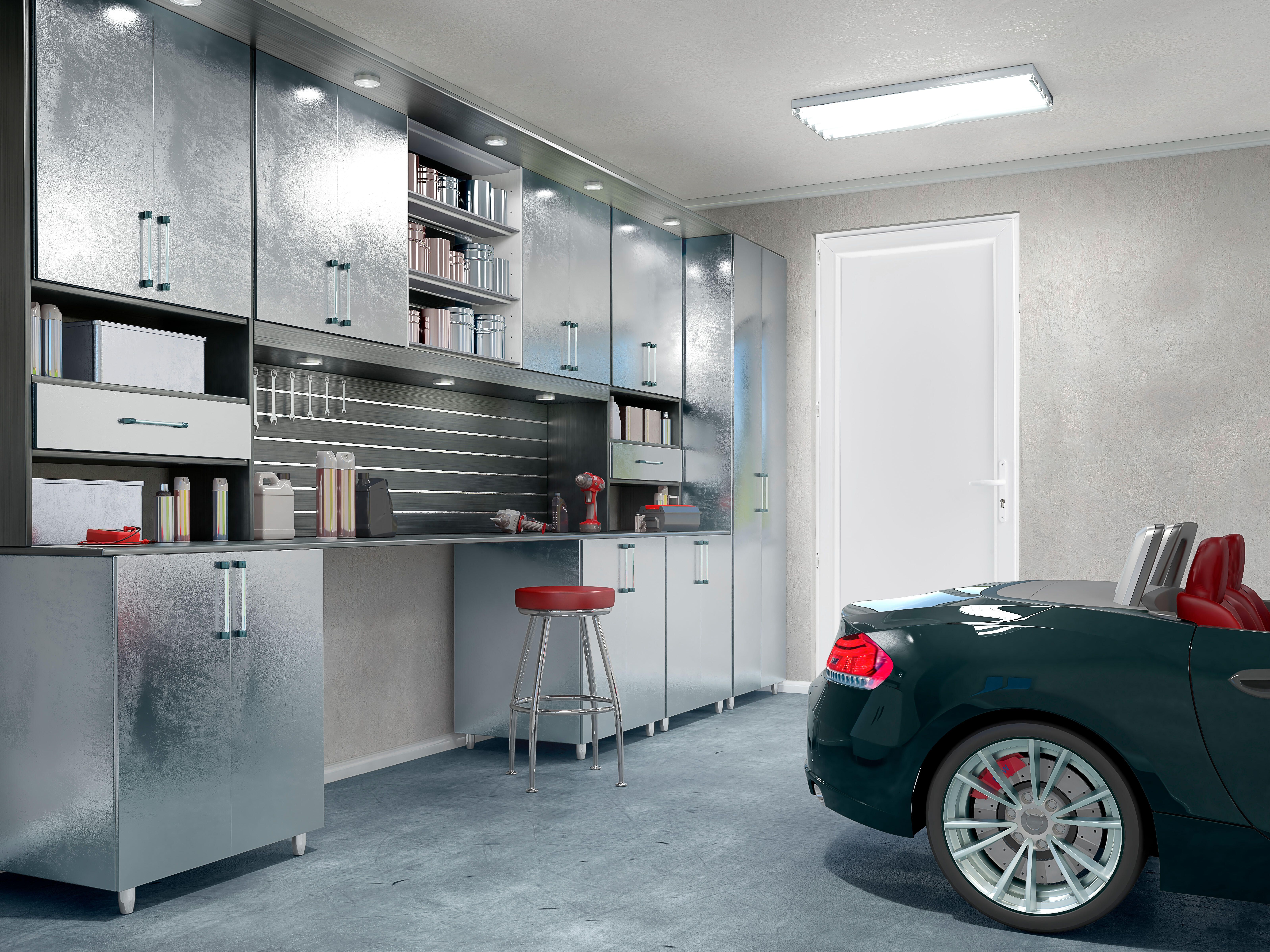 Porte de service PVC Pleine H.200 x l.90 cm poussant droit blanc - 5