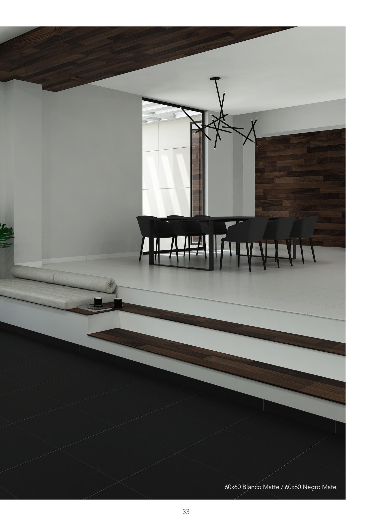 Carrelage sol intérieur effet uni l.60x L.60cm - Music Blanc - 2