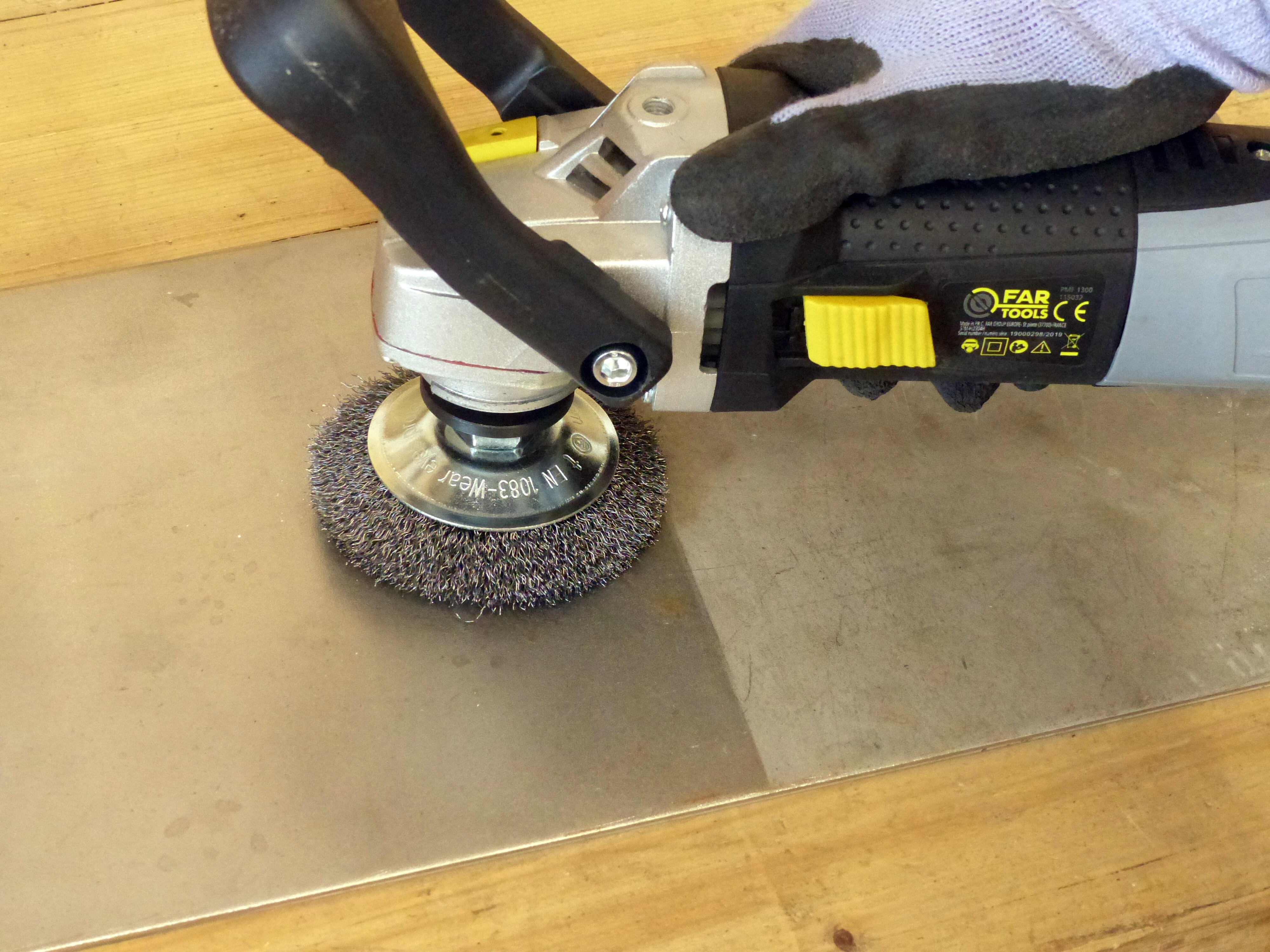 Brosse abrasive pour meuleuse Diam.100 mm  - FARTOOLS - TECNUM - 3