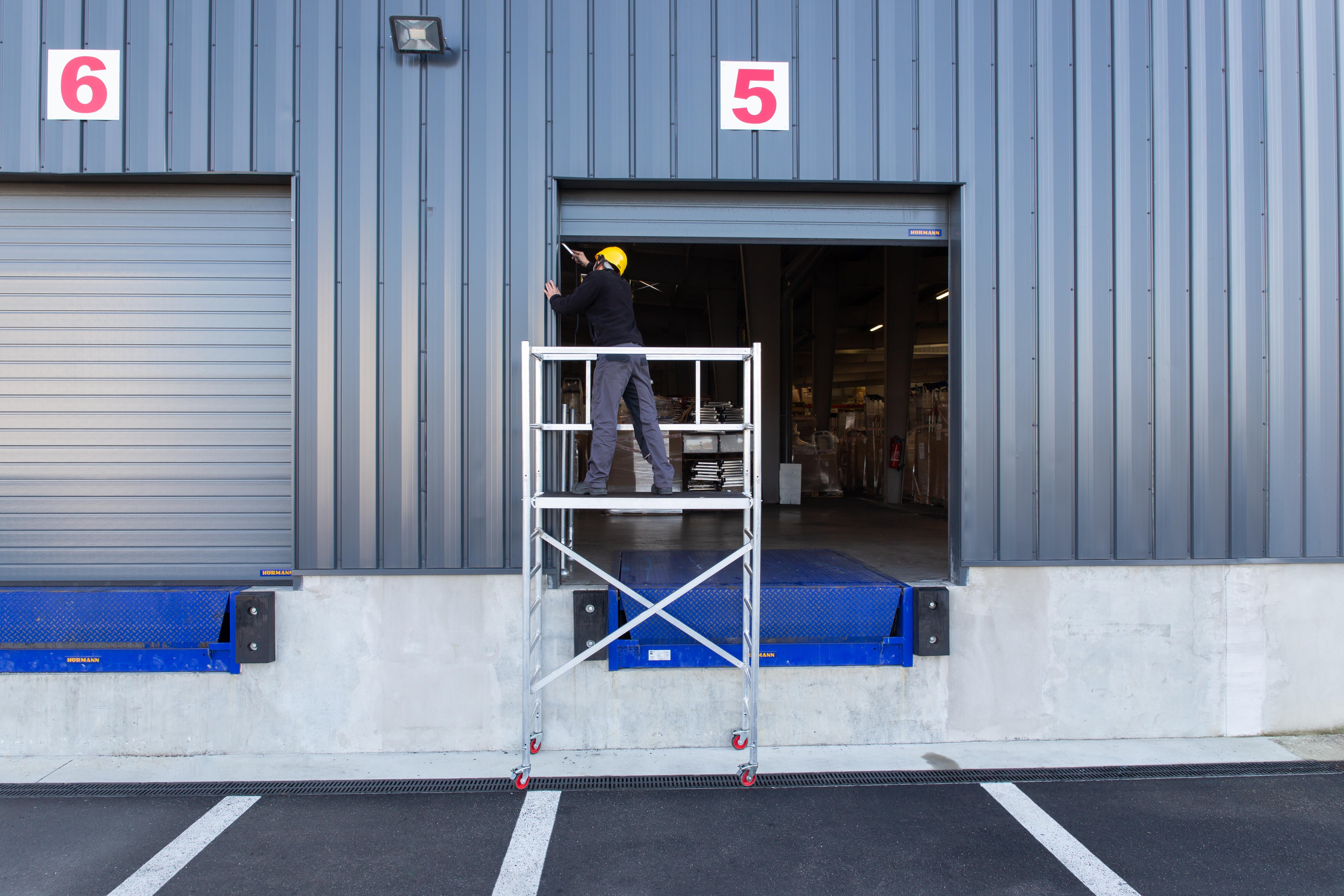 Réhausse échafaudage professionnel en aluminium, module 4 - HAILO - 2