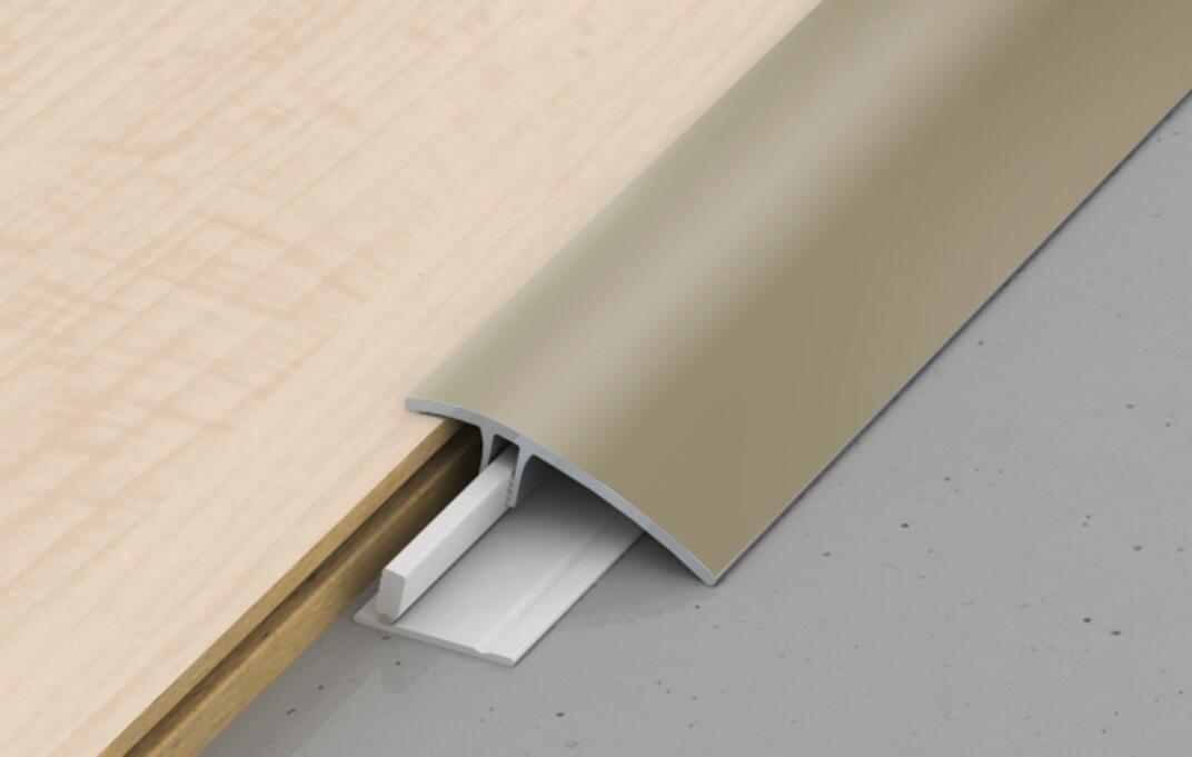 Barre de seuil aluminium titanium à visser L.93 x l.4,10 cm  - 2