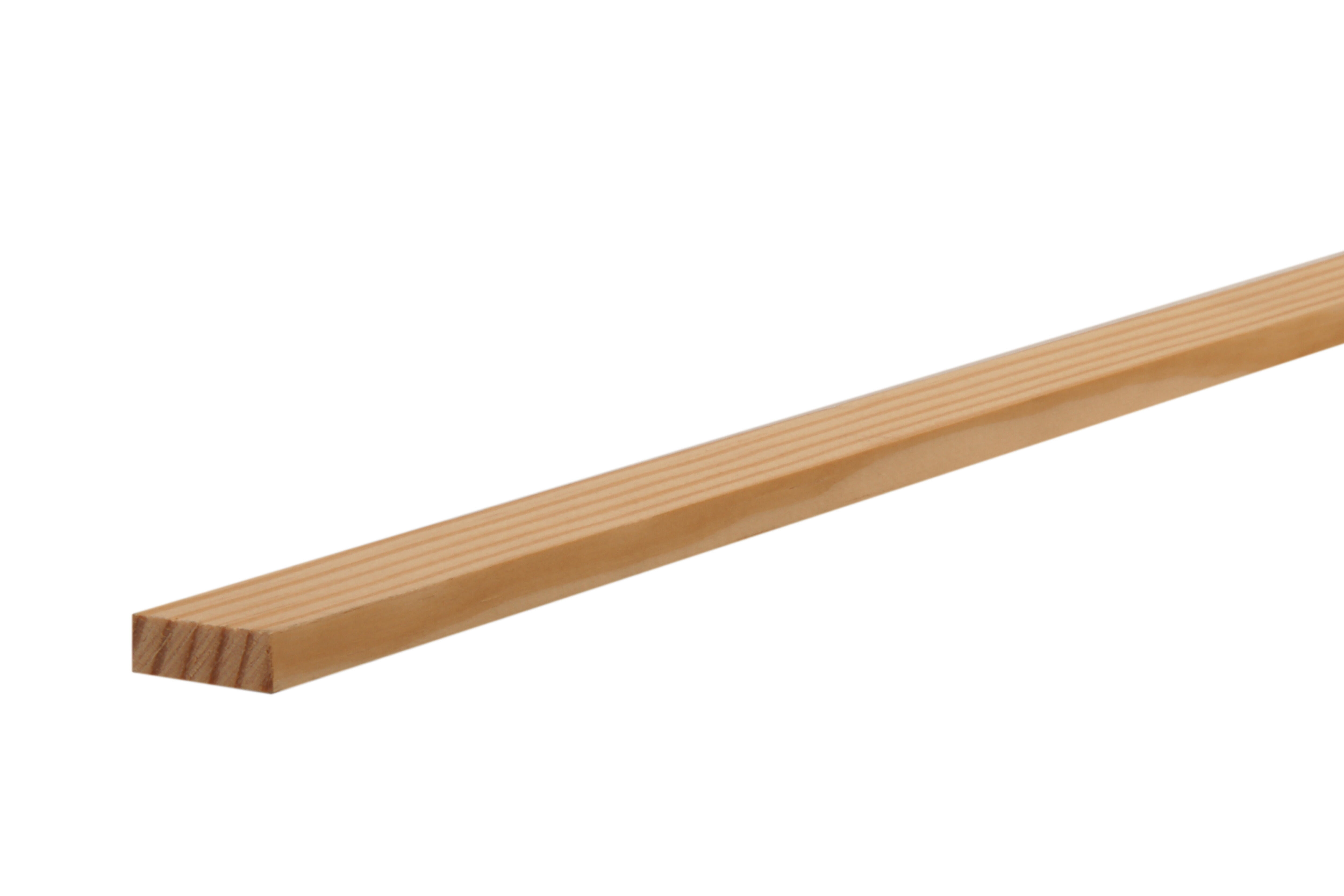 Tasseau sans nœud en pin des landes 14 x 19 mm Long.2 m - SOTRINBOIS - 2