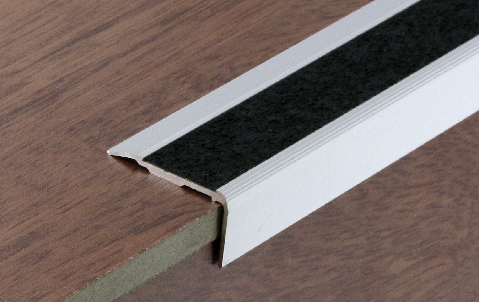 Nez de marche aluminium avec bande antidérapante à visser L.110 x l.3,20 cm Tecnis - 3