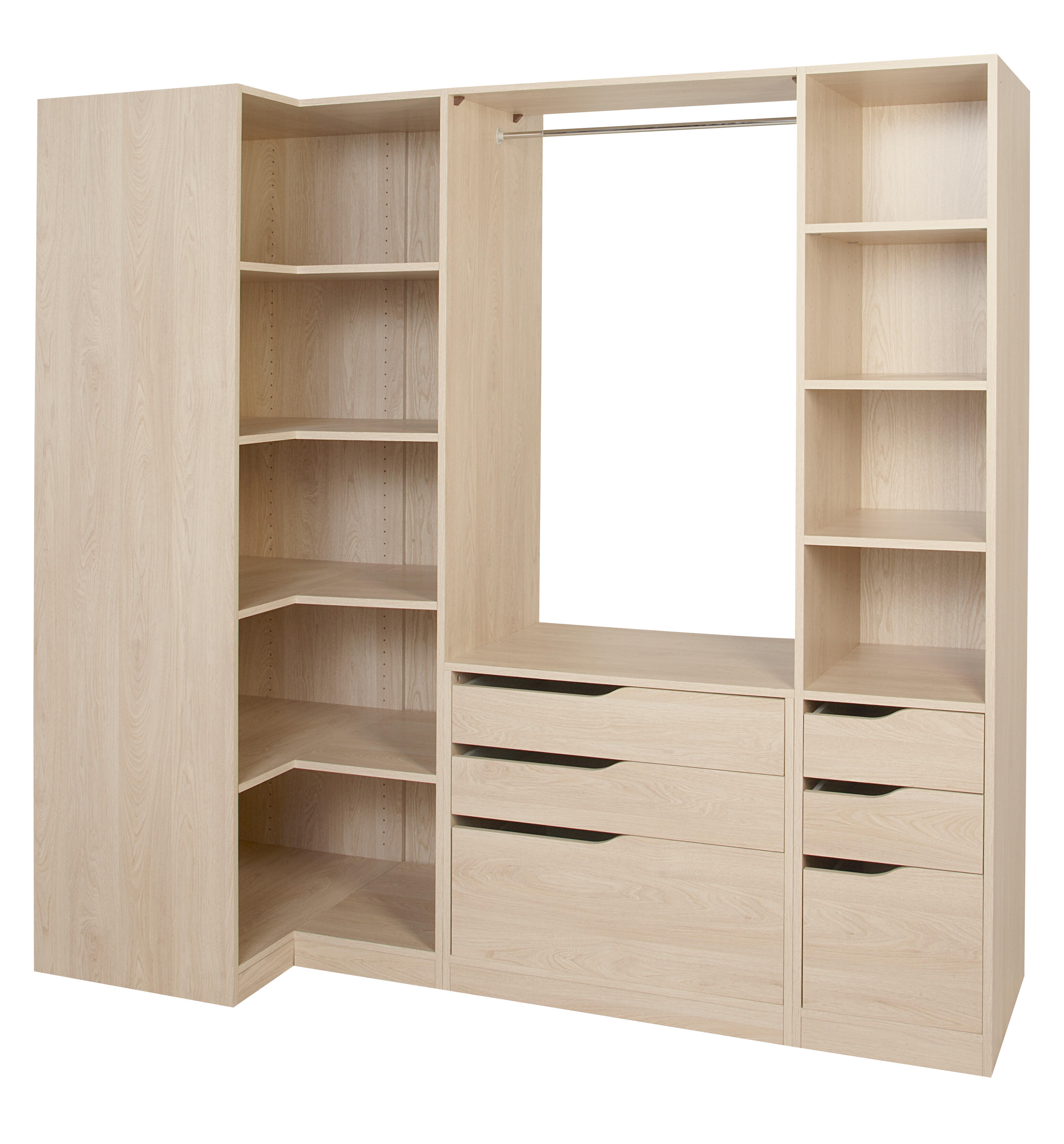 Caisson colonne chêne nordique Larg.40 cm - 2