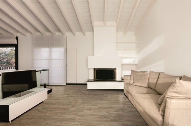 Carrelage sol intérieur effet bois l.30 x L.60 cm - Silva Beige