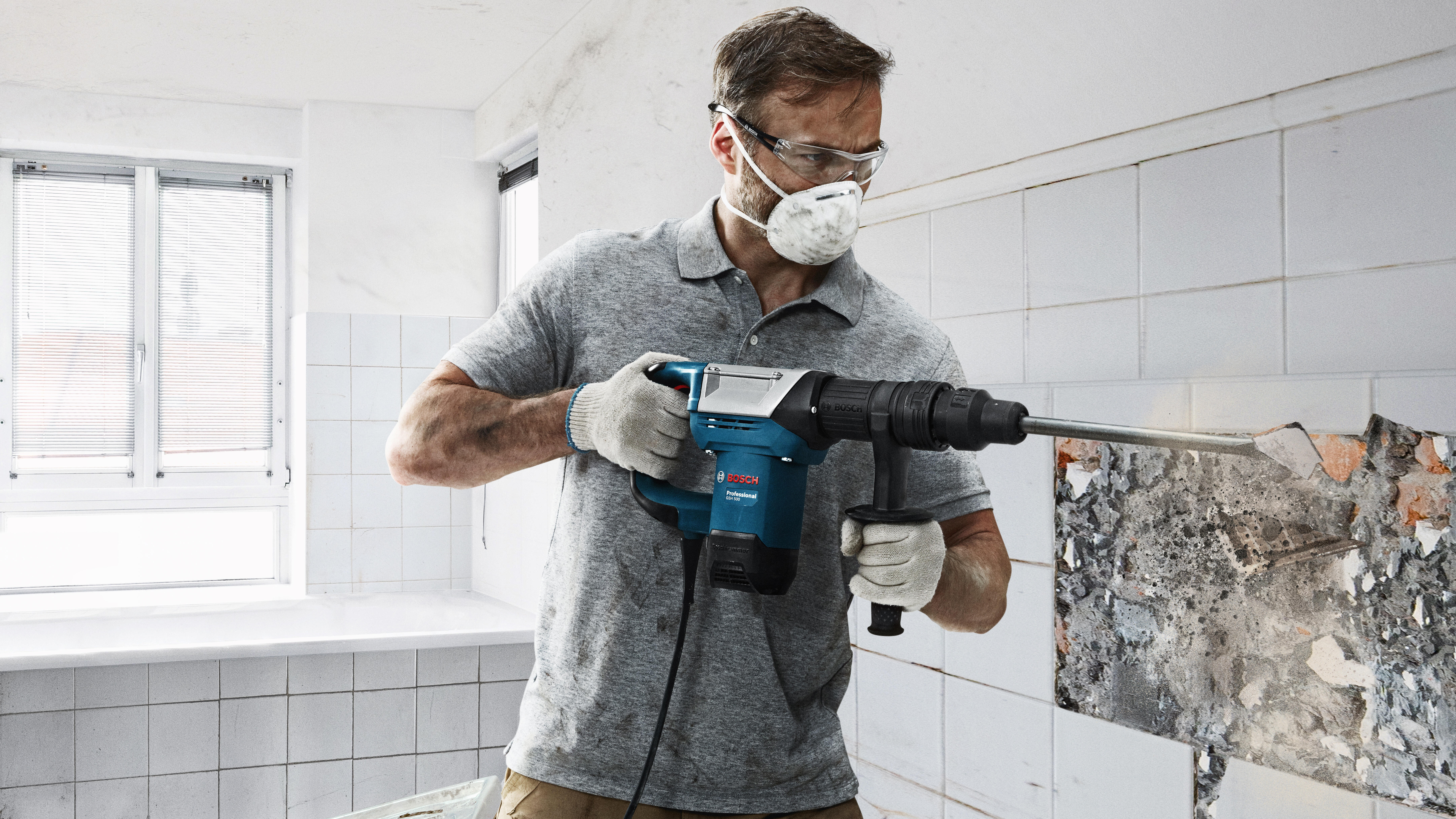 Marteau piqueur filaire SDS MAX 1100W - BOSCH PROFESSIONAL - GSH 5 - 3