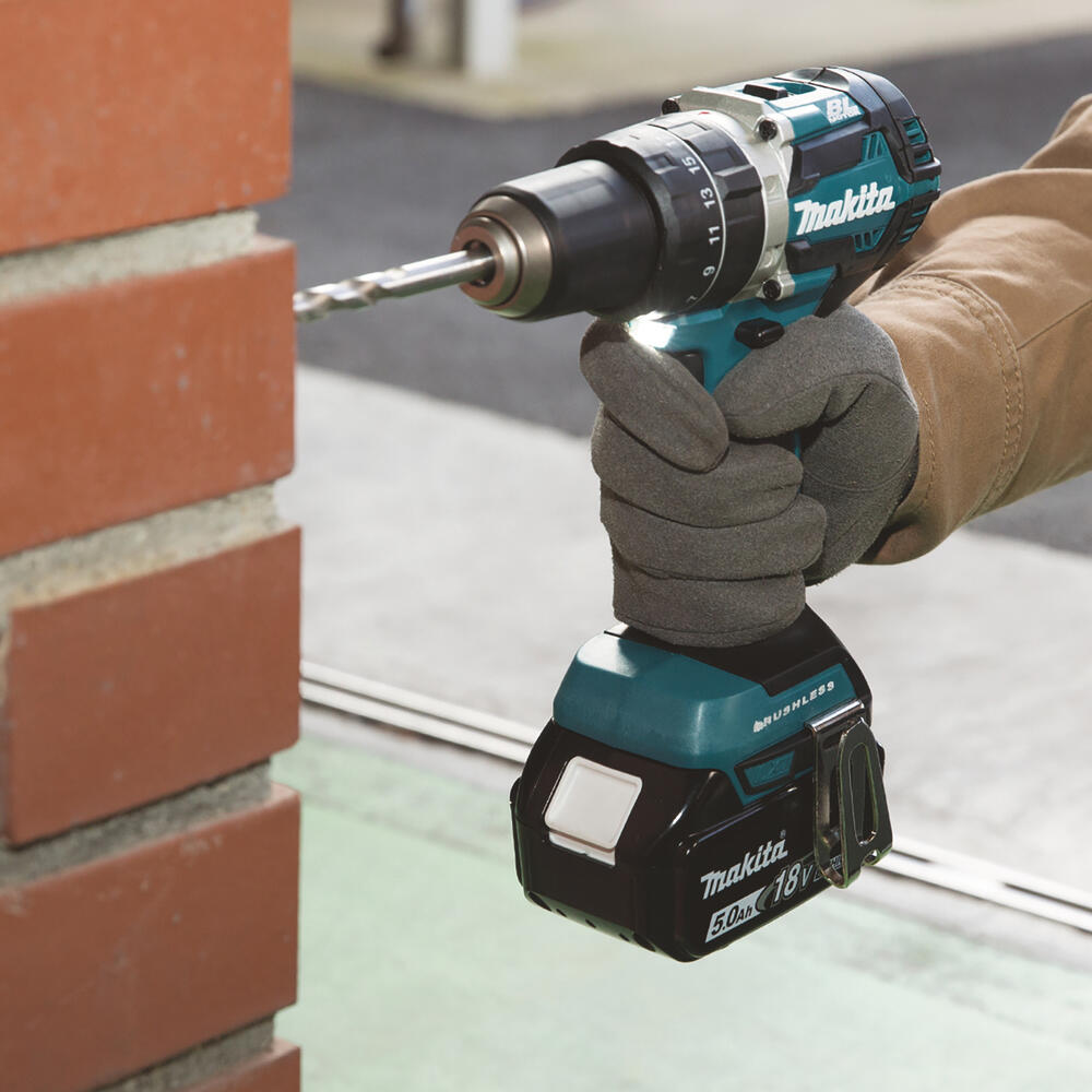 Perceuse visseuse à percussion sans fil 18V 2x5Ah + coffret - MAKITA  - 4