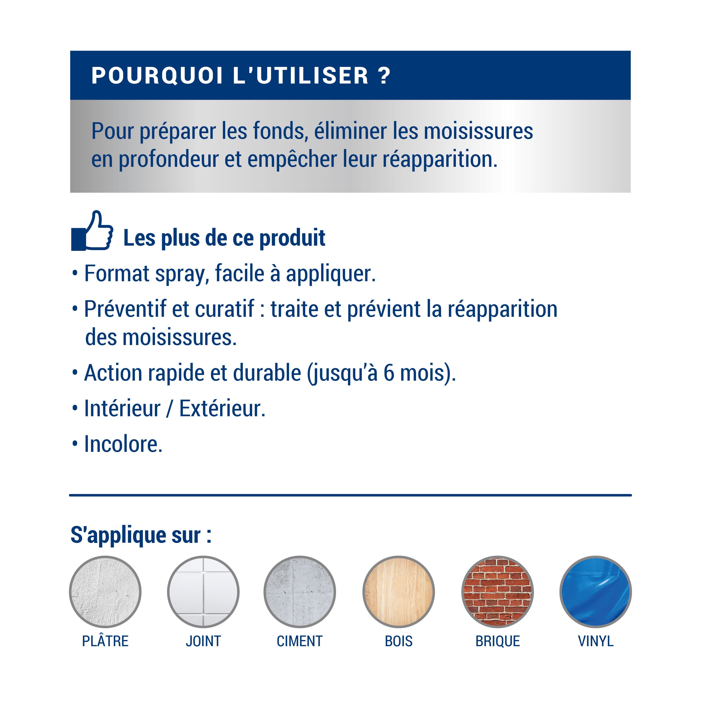 Traitement anti-moisissures 0,5 L - RIPOLIN - 2