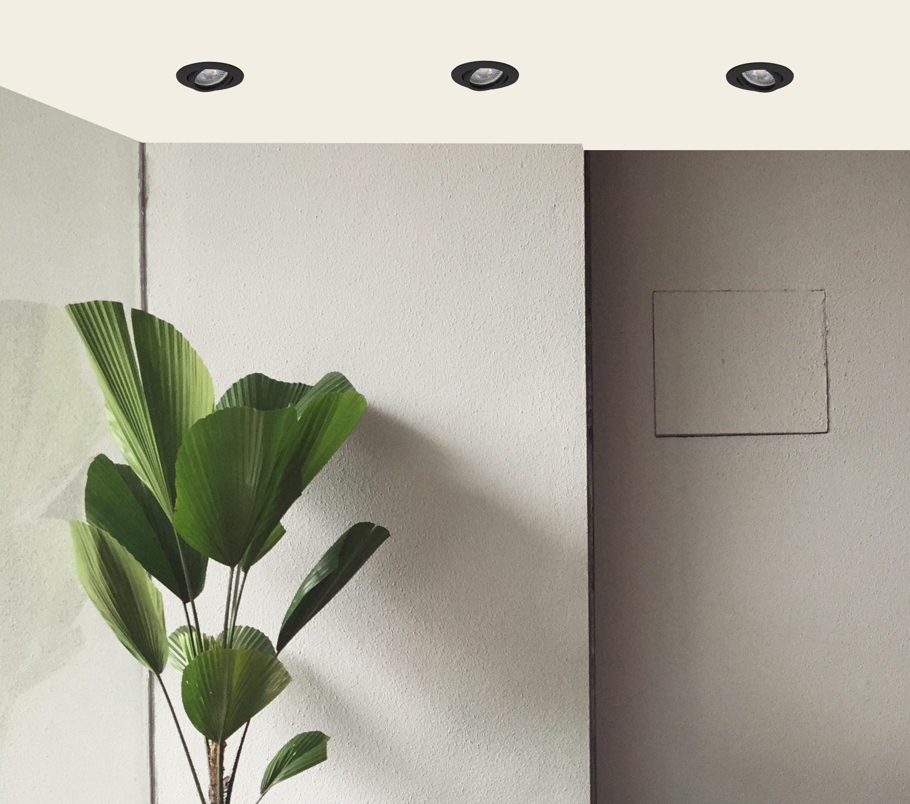 Spot encastrable noir BIRDY - ARLUX - 3
