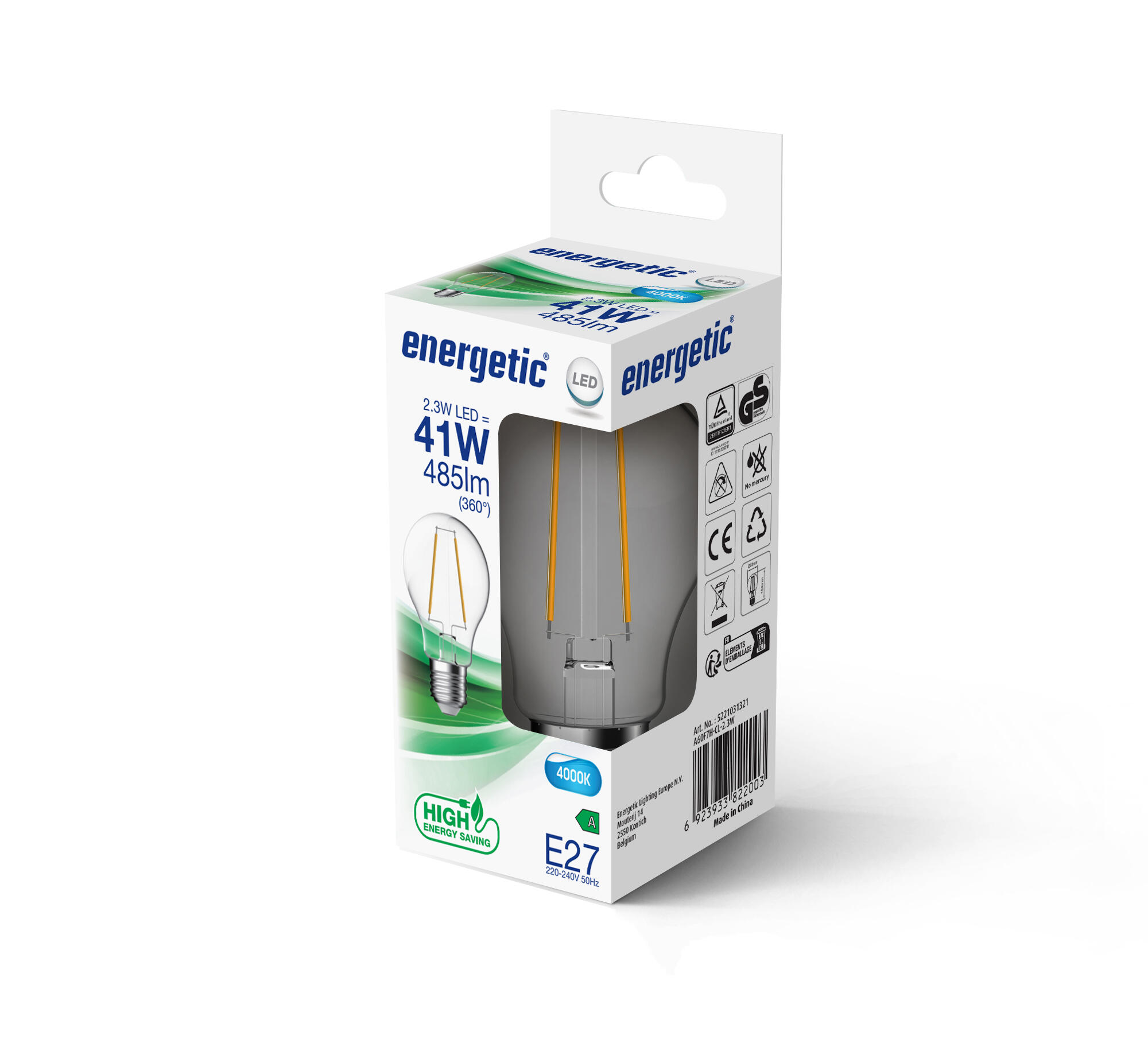 Ampoule LED E27 4000K - NORDLUX  - 3