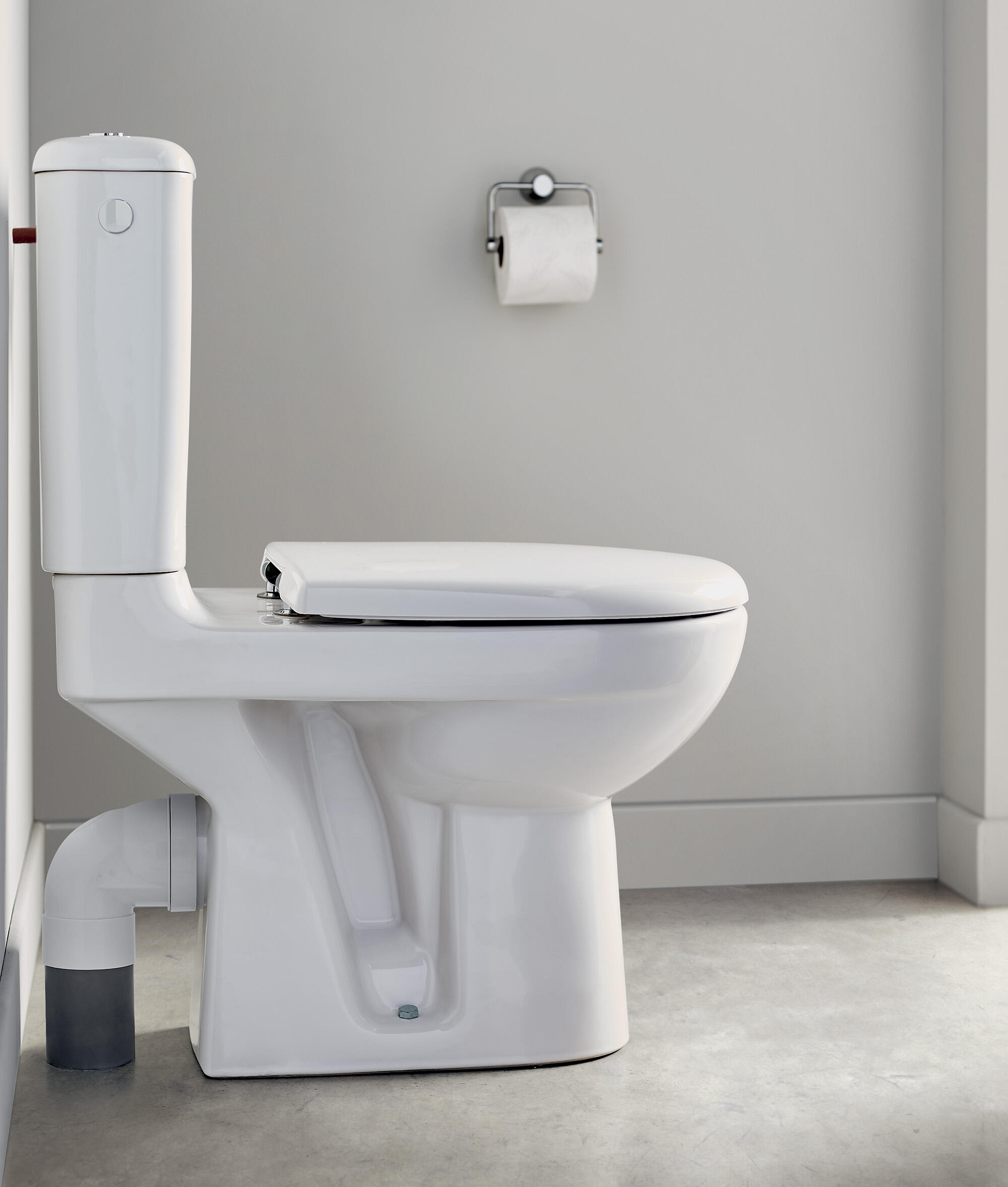 Pipe WC courte coudée femelle Ø85/105 Wirquin Pro - 2