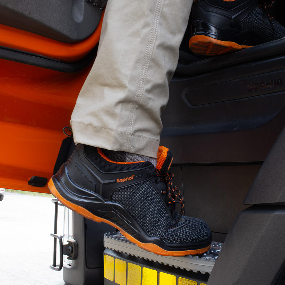 Chaussure de sécurité basse S1P Noir/Orange T.41 DART - KAPRIOL - 4