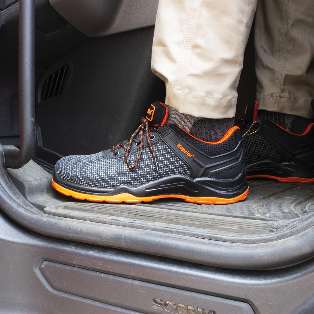 Chaussure de sécurité basse S1P Noir/Orange T.41 DART - KAPRIOL - 2