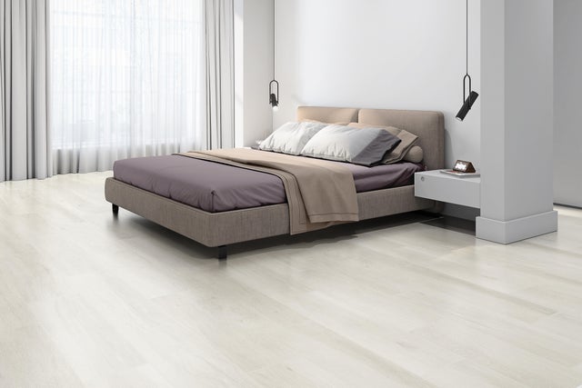 Carrelage sol intérieur effet bois l.15x L.60 cm - Toledo Blanc
