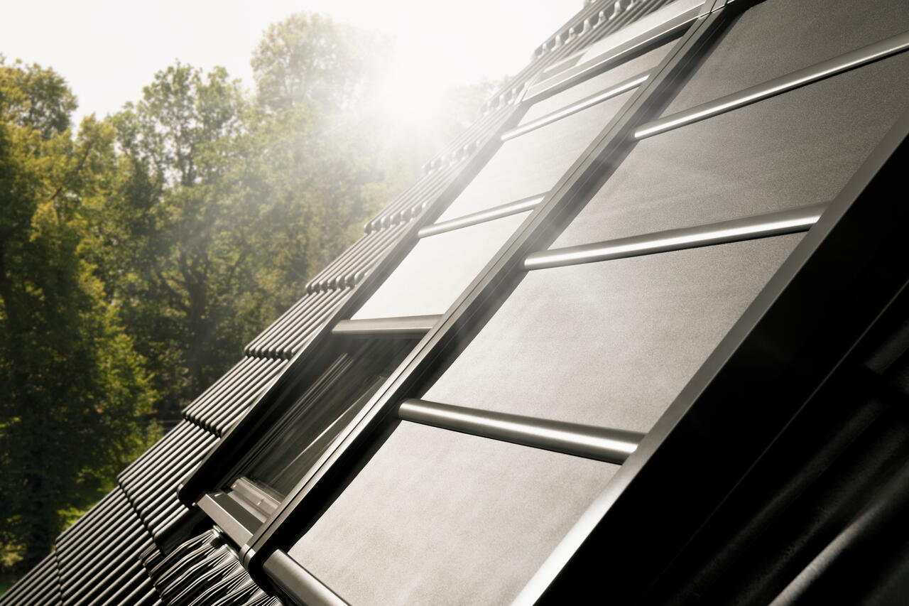Volet roulant souple solaire VELUX SSS Mk04 l.78 x H.98 cm - 4
