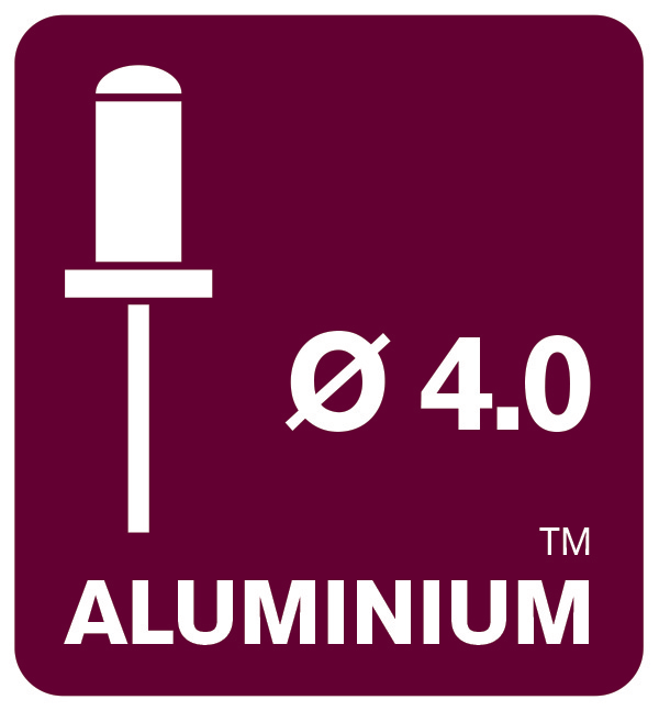 Lot de 100 rivets acier Diam.4 x H.8 mm RAPID - 4