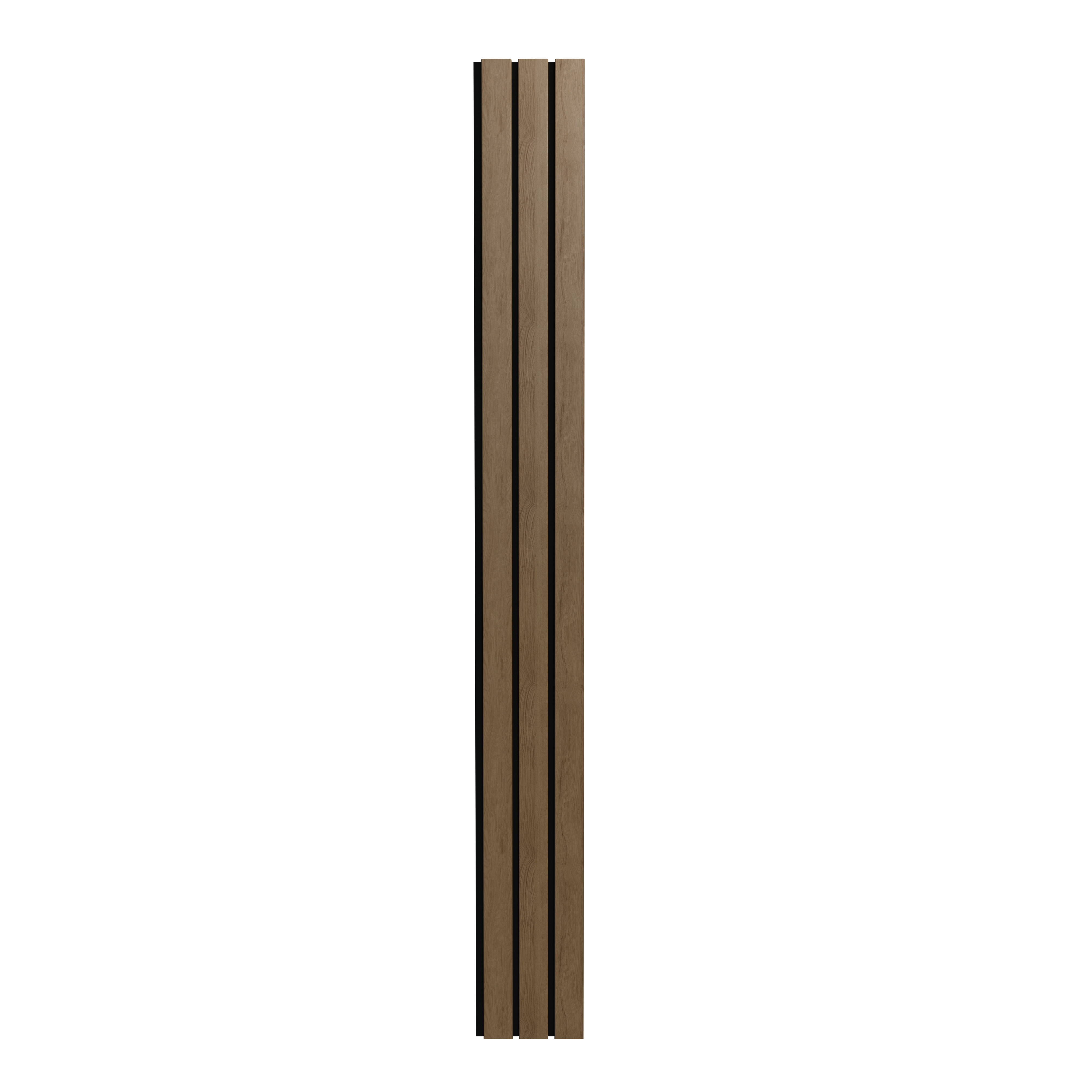 Panele ścienne 3D Lamel na czarnym filcu 265x30 cm Dąb 3 lamele - 6