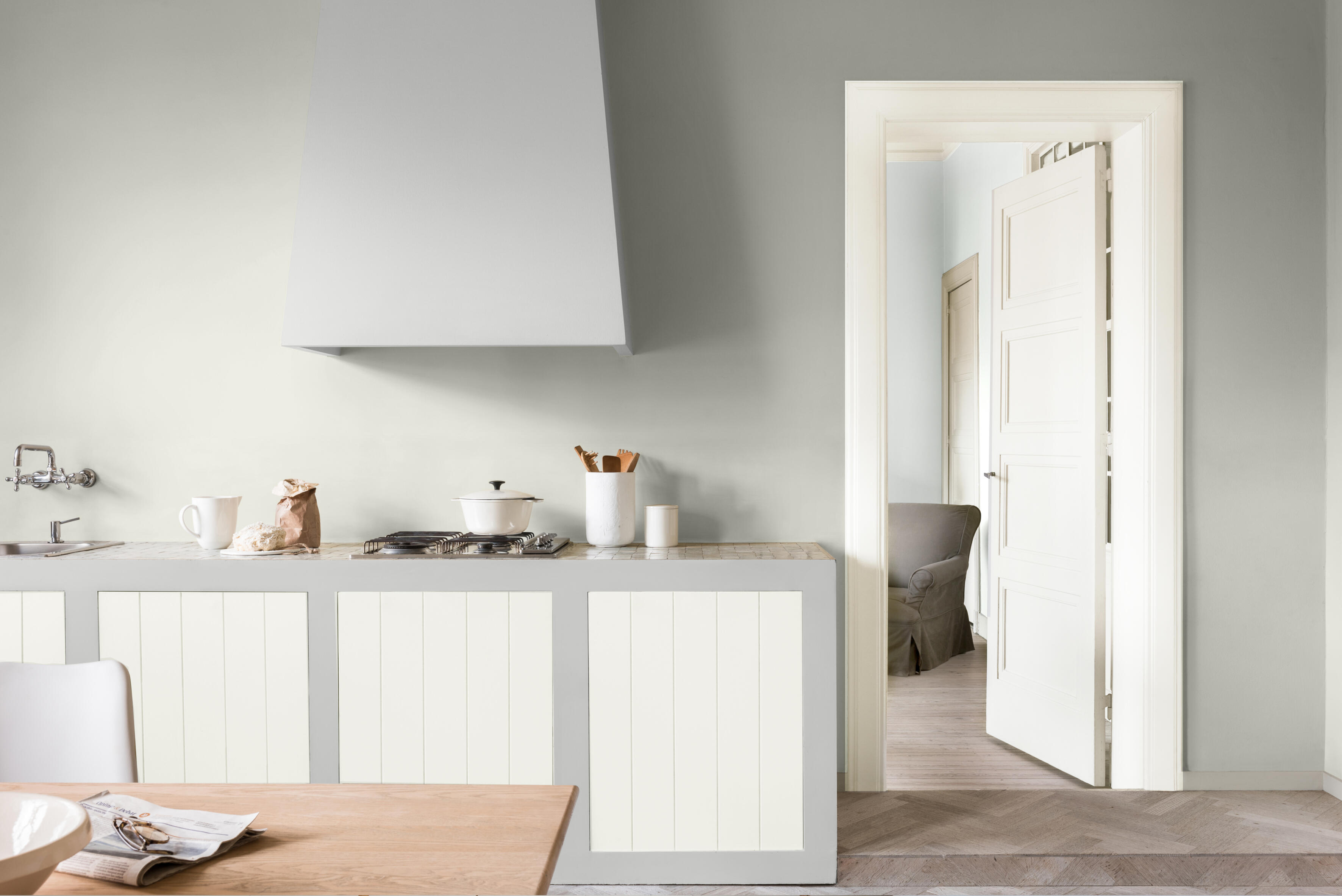 Smalto da interno per porta antimacchia, DULUX avorio satinato, 0.75 L - 2