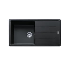 Rubinetto Cucina Elleci Granitek C02 - Colore Nero G40, Bocca Estrattibile, Per Incasso ø35 Mm