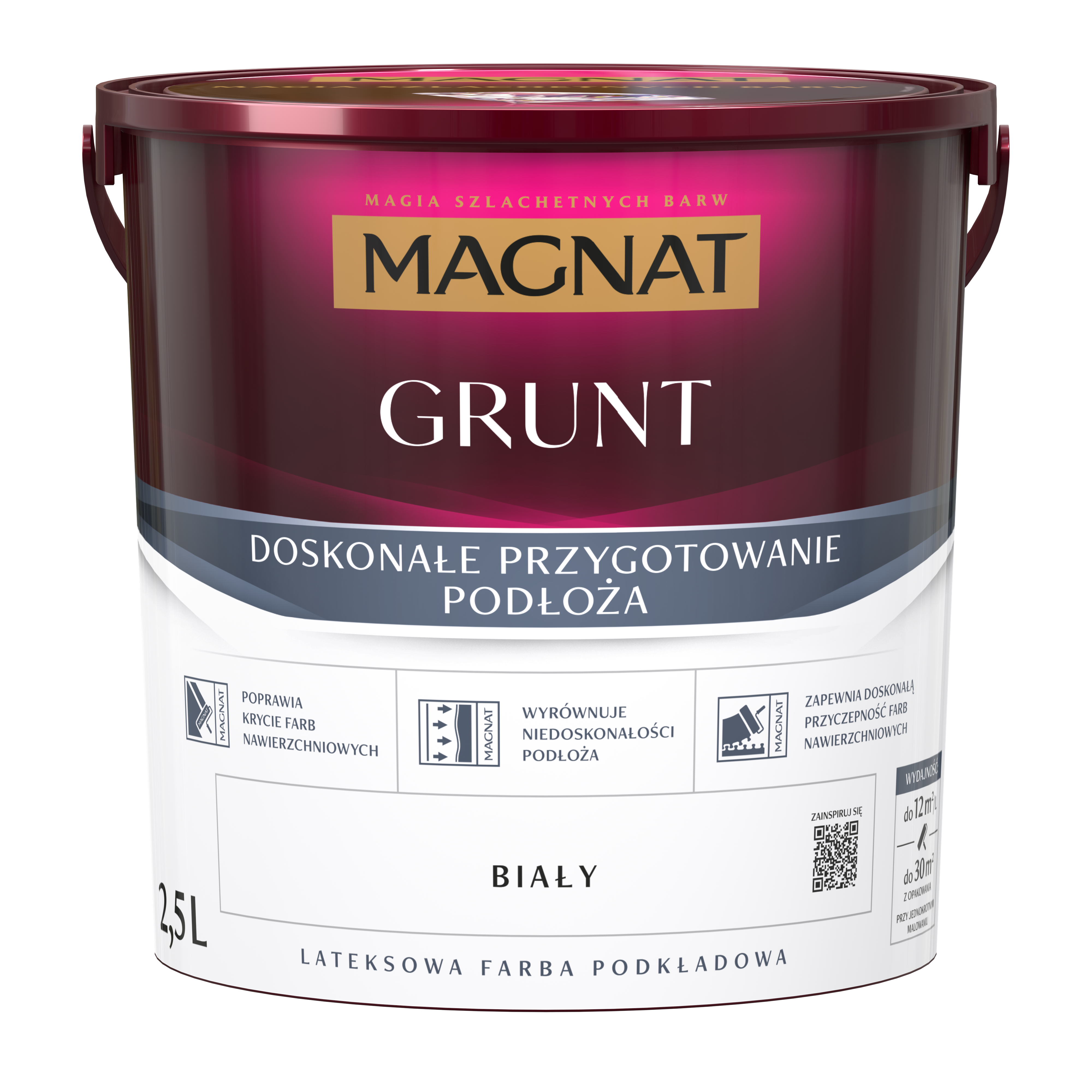 Grunt pod farby ceramiczne i lateksowe 2.5 l Magnat