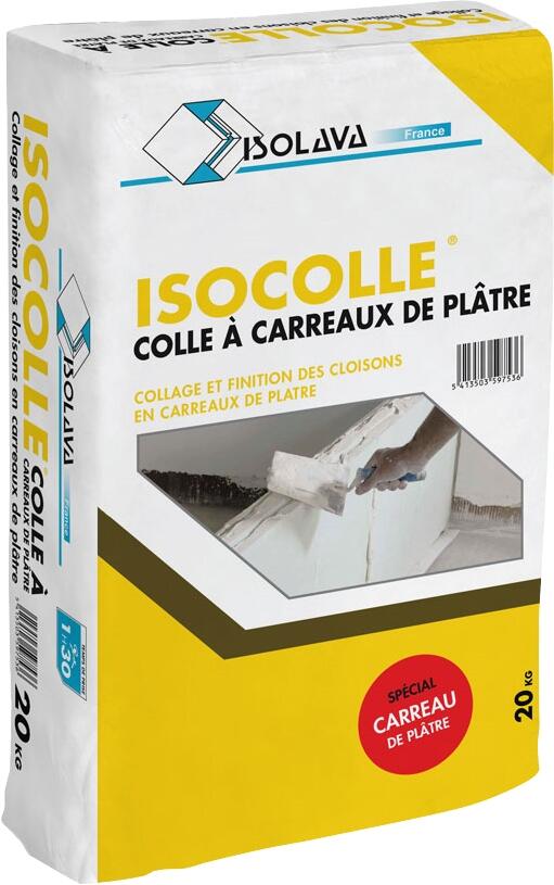 Mortier colle en poudre 20 kg - Isocolle ISOLAVA - 2