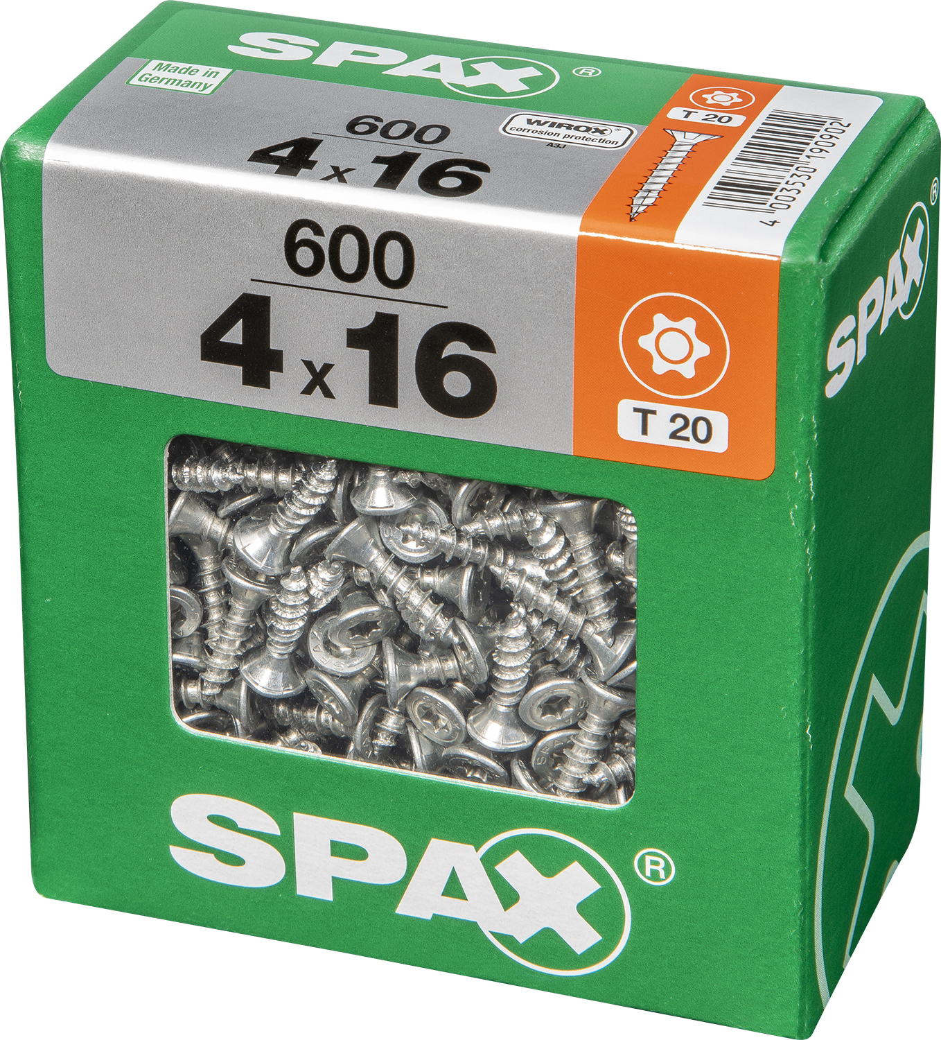 Vis bois Diam. 4 x 16 mm Boîte de 600 - SPAX - 3