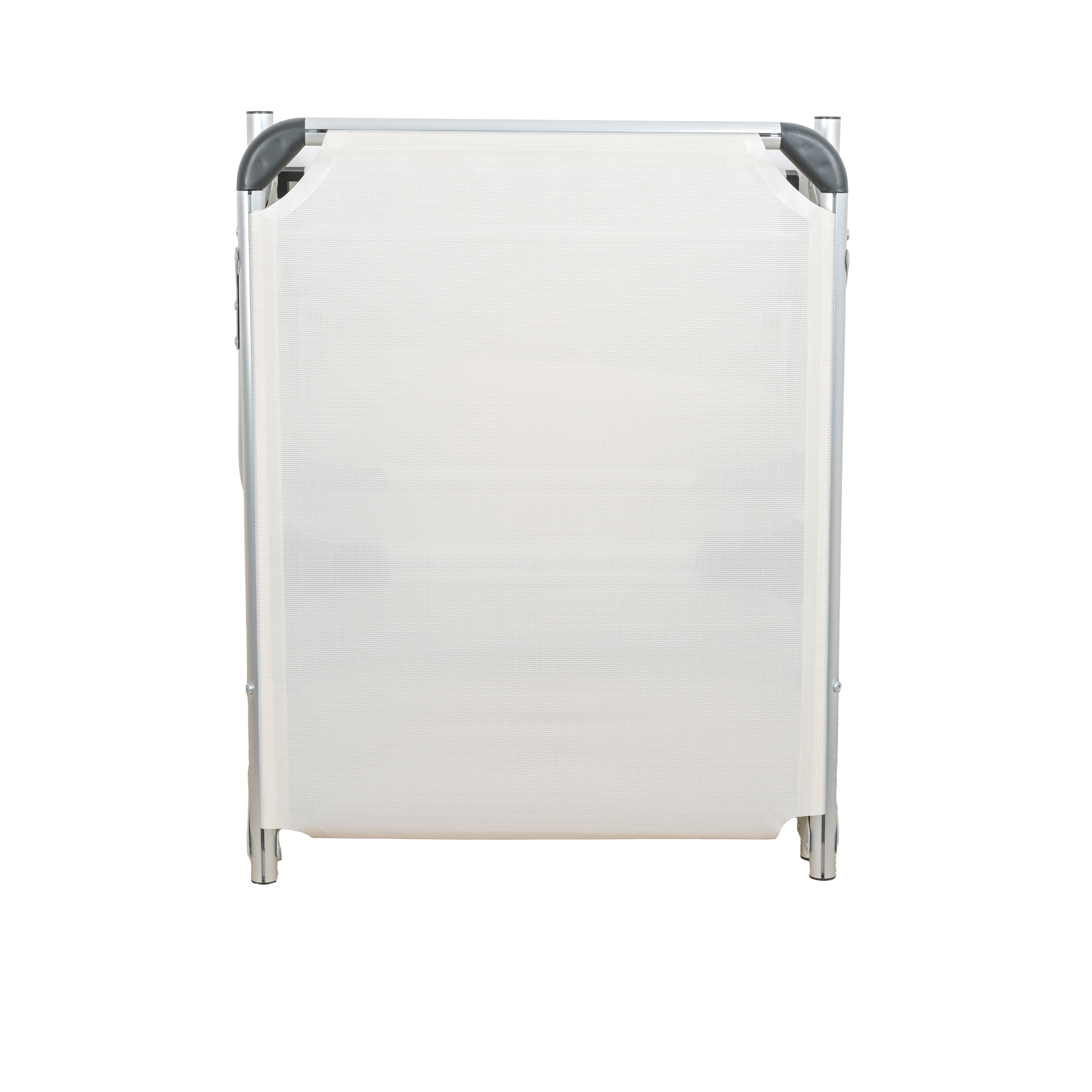 Espreguiçadeira alumínio com pala para o sol 61x188 cm branco Azur - 12