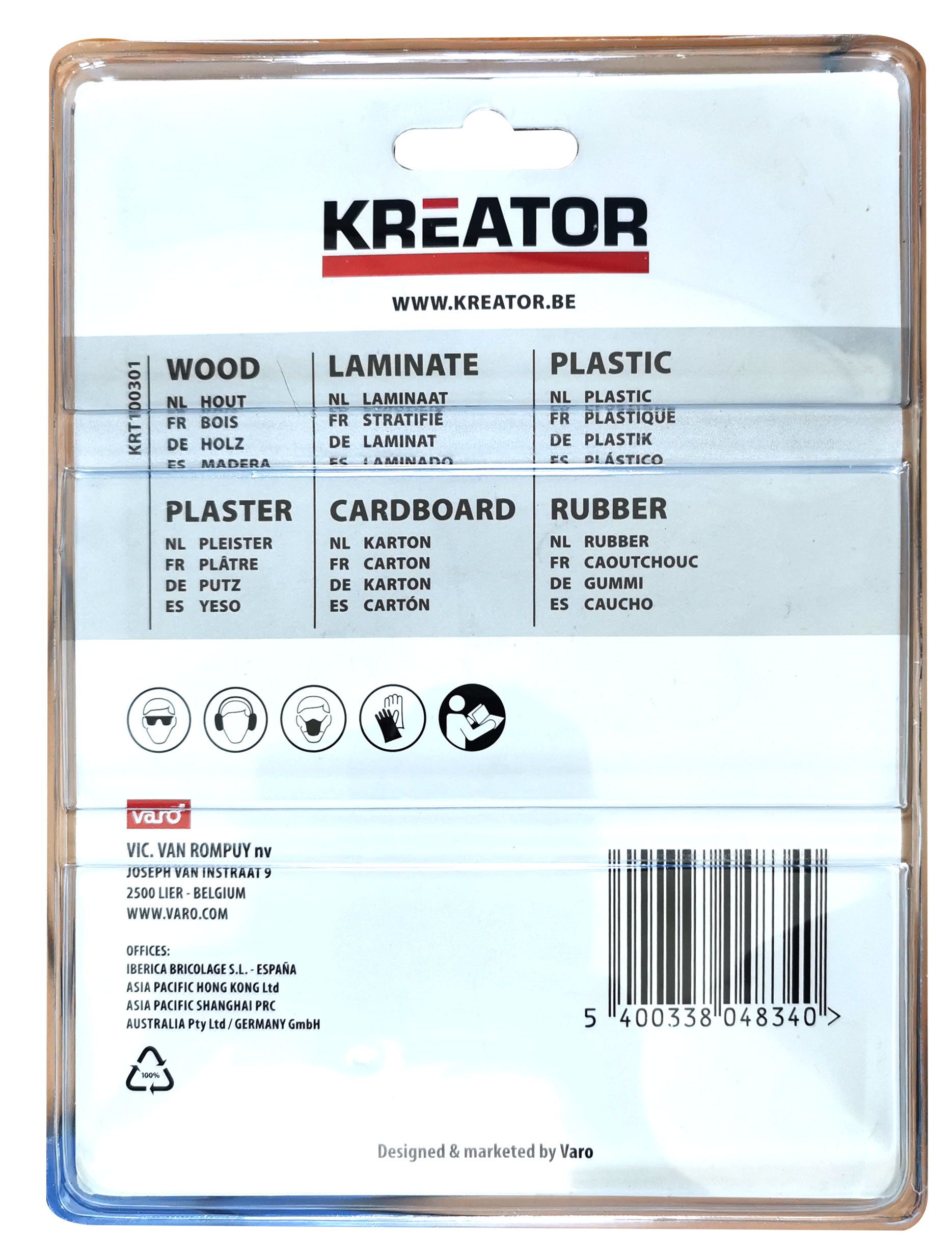 Couteau circulaire multi matériaux coupe de 30 à 120mm - KREATOR - 2