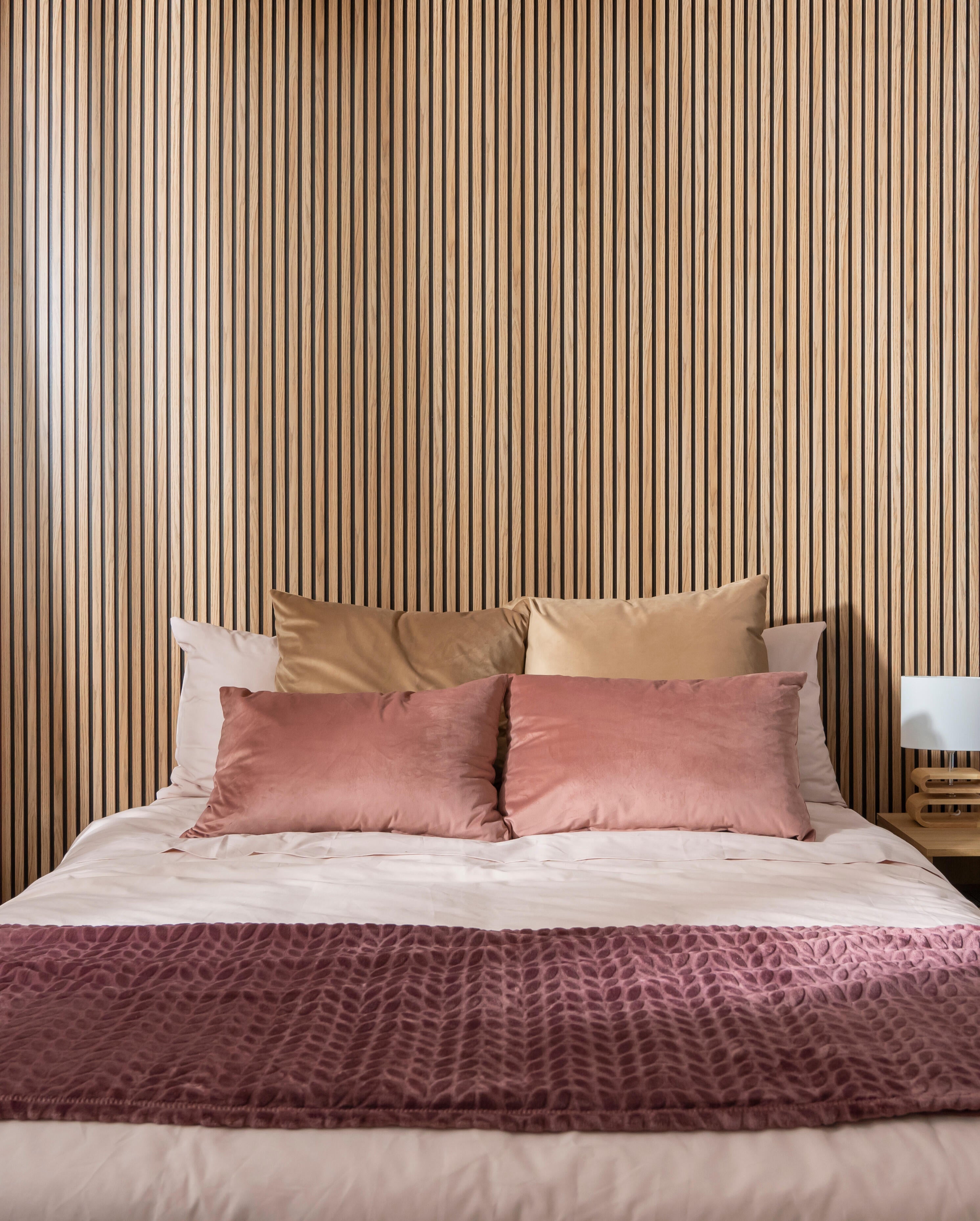 Painel ripado em madeira 260x16.7 cm bicolor Novofloor - 5