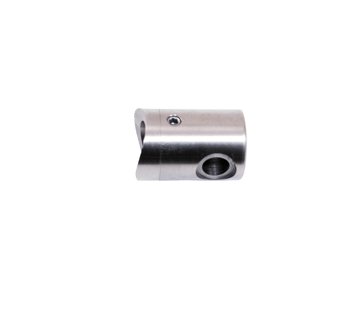 Lot de 5 supports cable droite tube inox 316 - 2