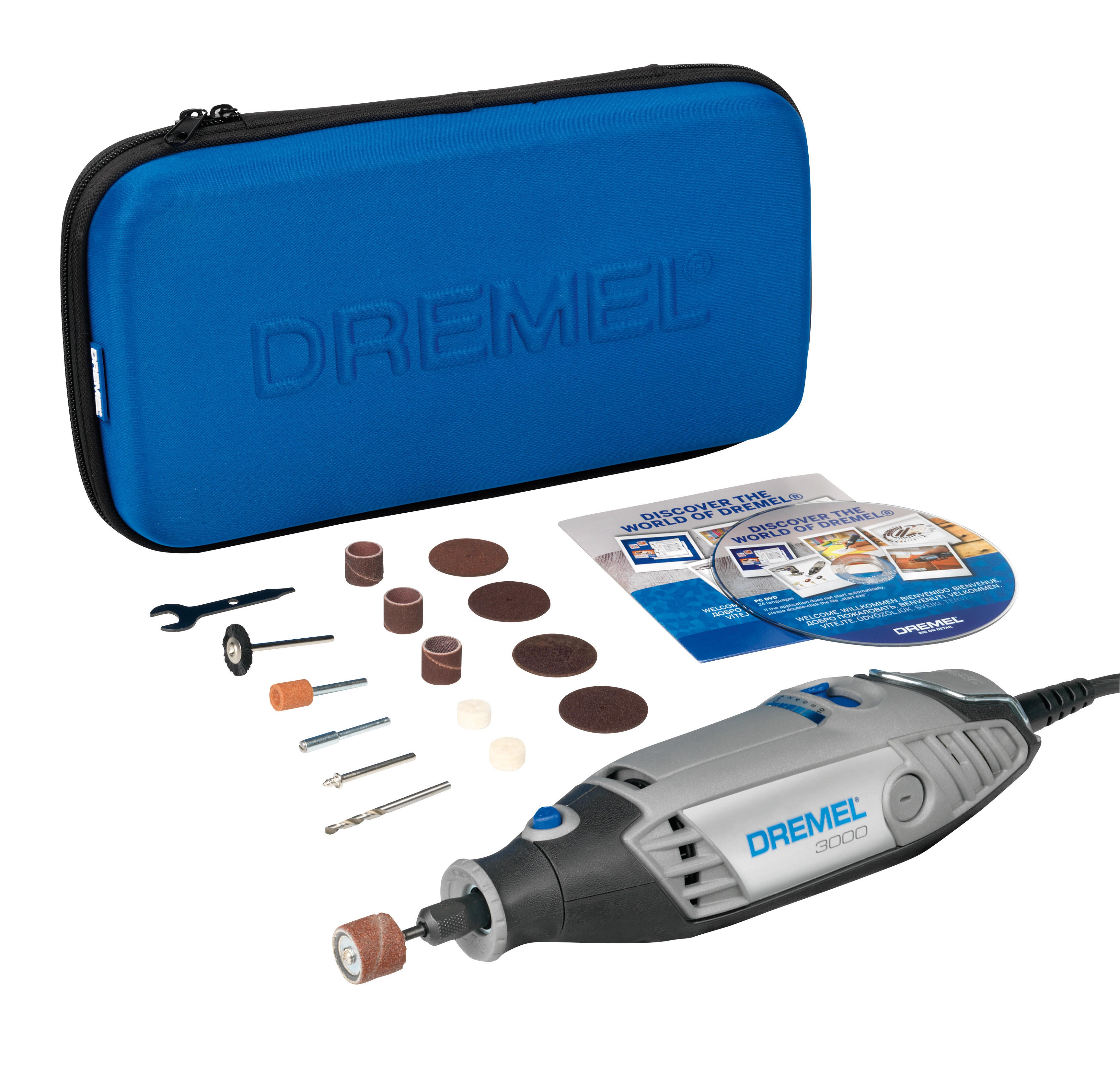 Kit multi usage mini-perceuse - DREMEL 3000  - 2