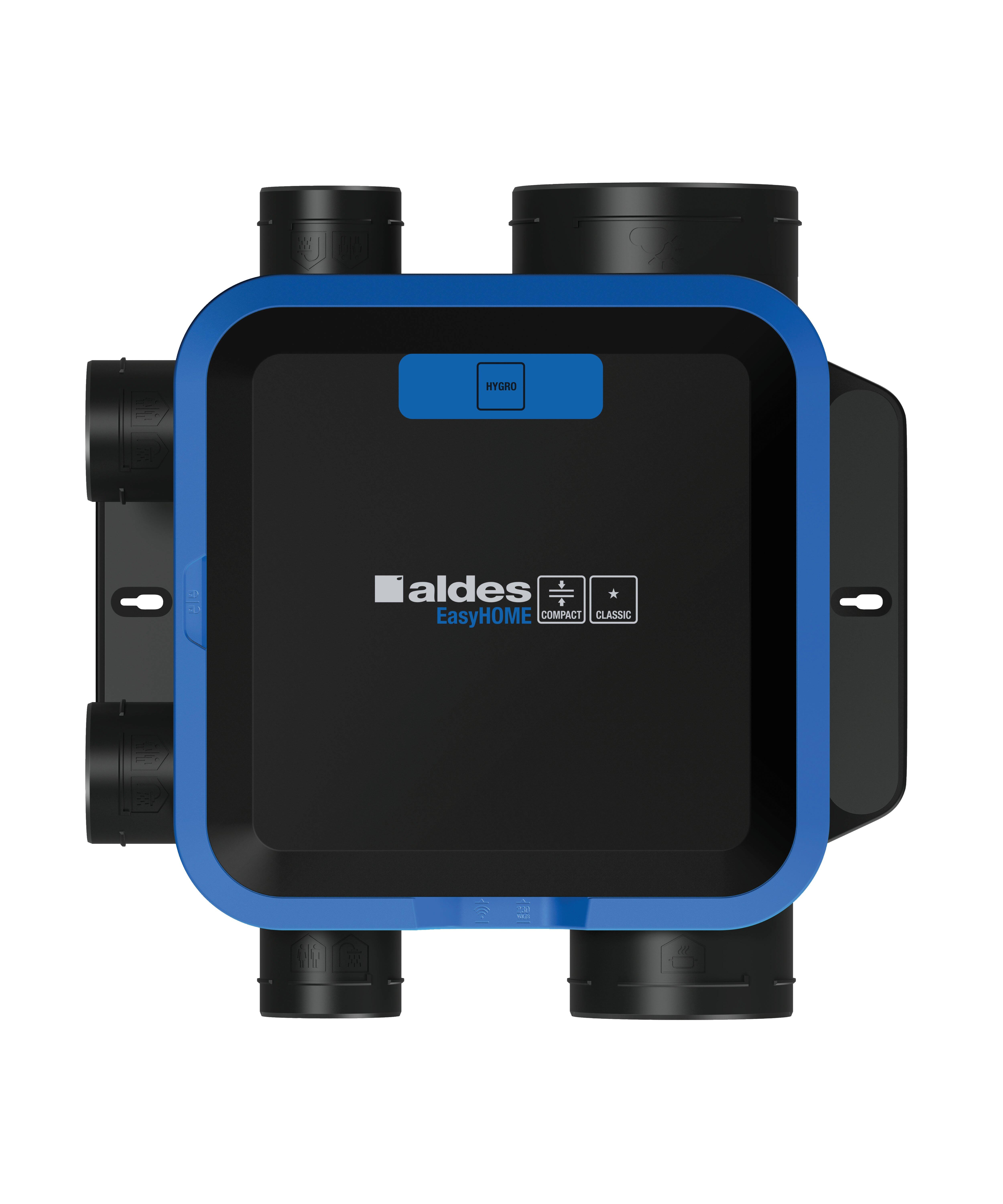 Kit VMC simple flux hygroréglable compact Easyhome - ALDES - 2