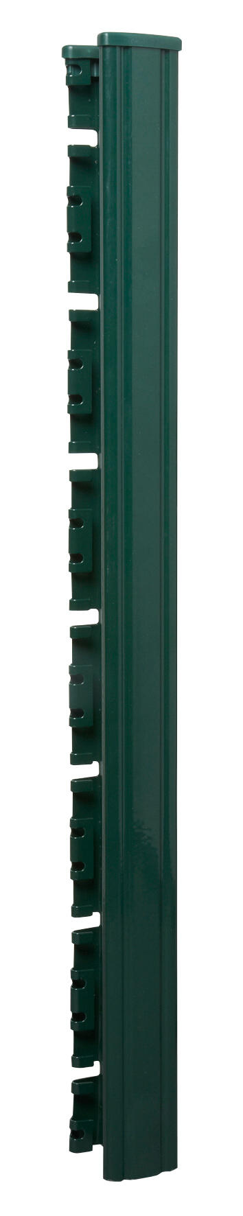 Poteau à encoches vert Long.2,2 m - 2