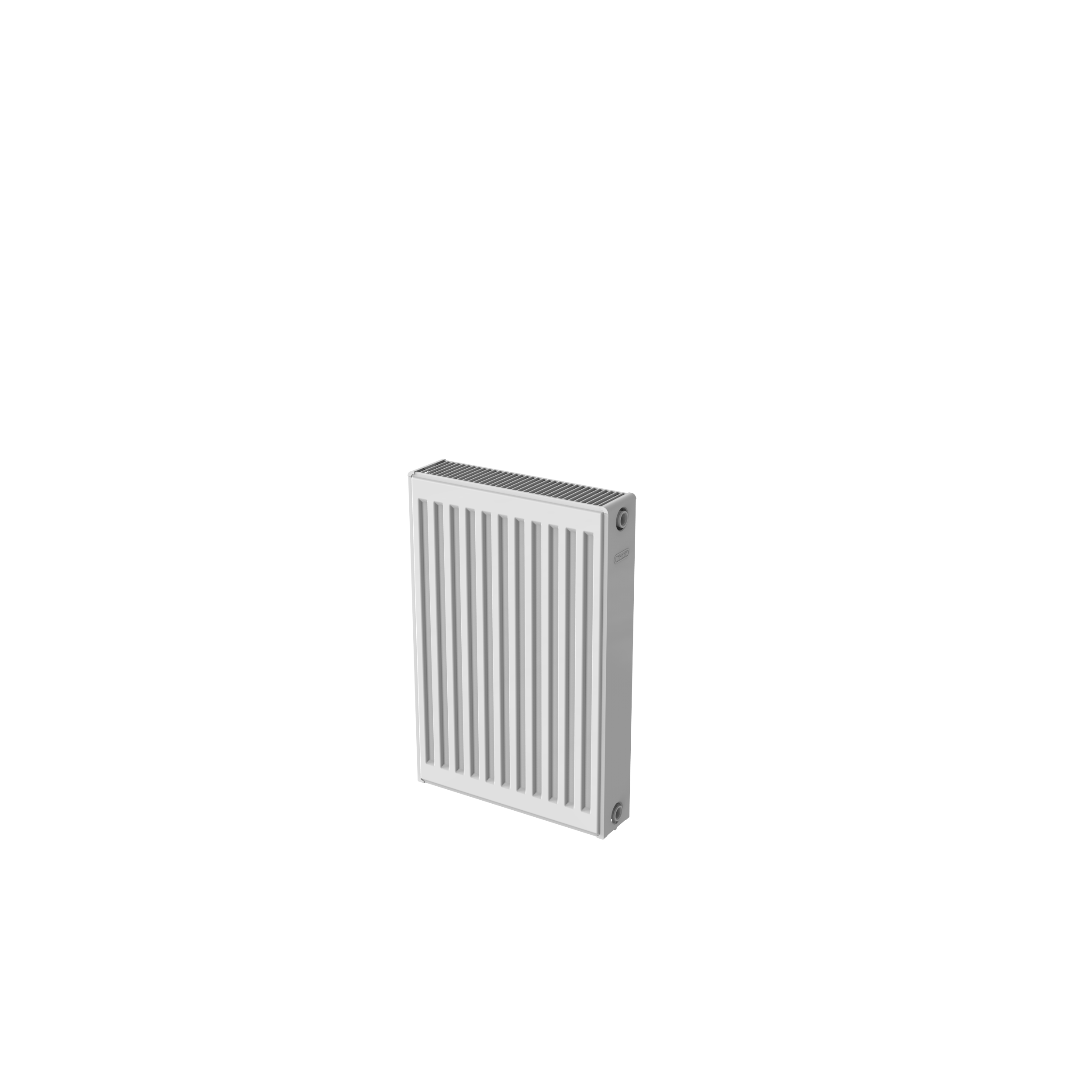 Radiateur eau chaude 643W, l.40xH.60 cm Easy DE'LONGHI horizontal blanc - 2