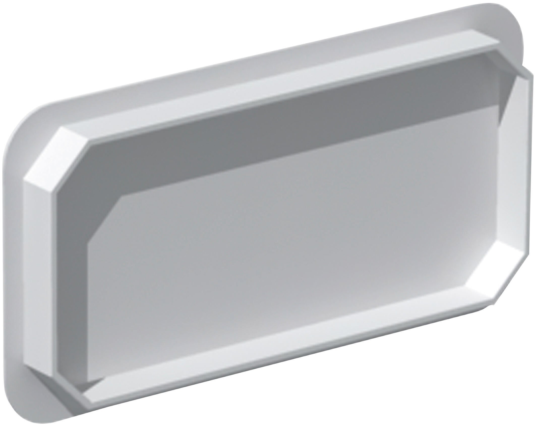 Bouchon PVC rigide rectangulaire 55 x 110 mm - S&P - 2