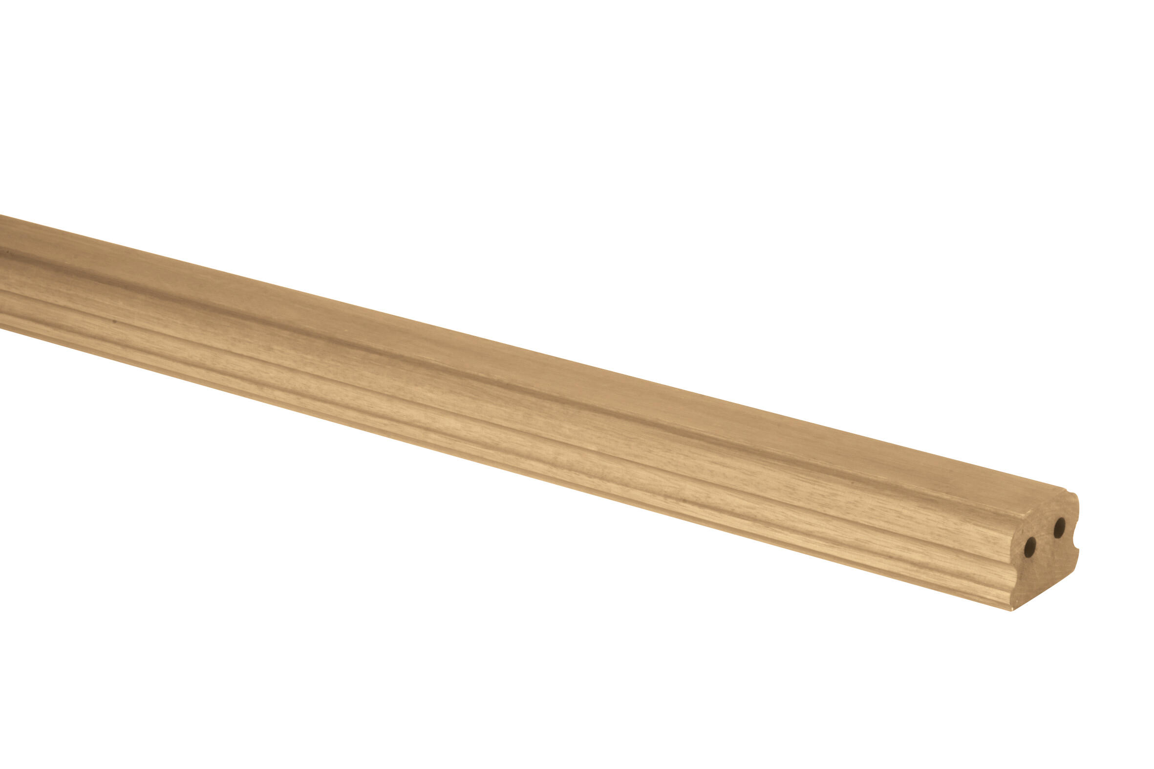 Main courante en hêtre moulurée Haut.144 cm - 2