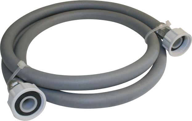 Flexible D'Alimentation Machine à Laver 2,5m - PVC, Embouts Femelle 20/27 Droit Et Coudé